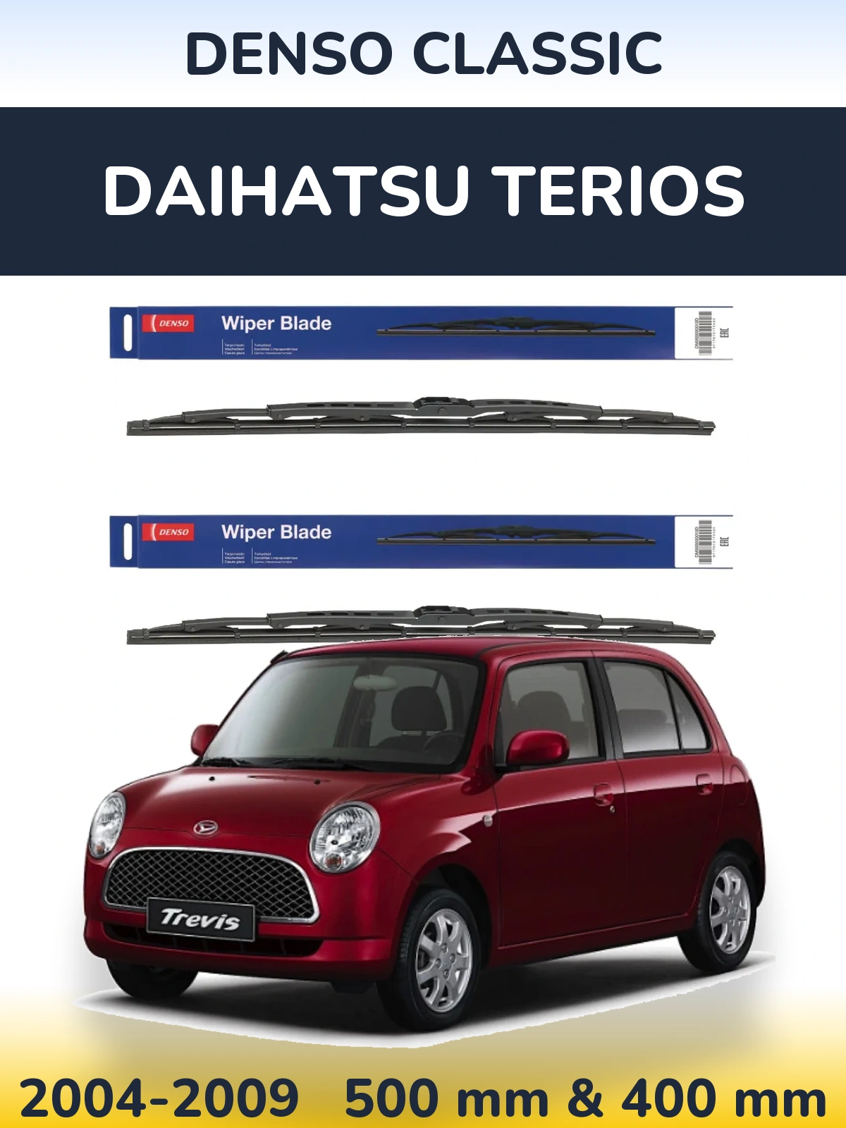 Torkarblad Denso Classic för Daihatsu Terios