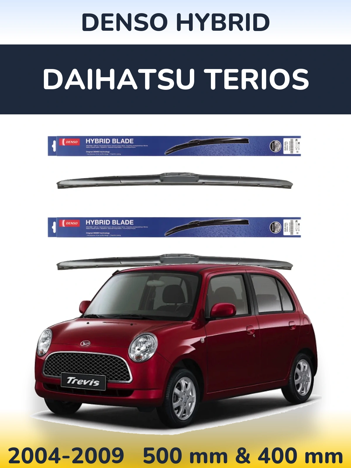 Torkarblad Denso Hybrid för Daihatsu Terios