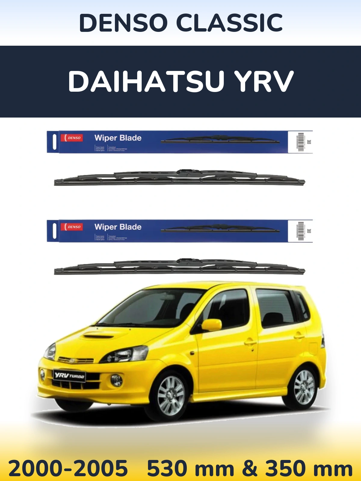 Torkarblad Denso Classic för Daihatsu YRV