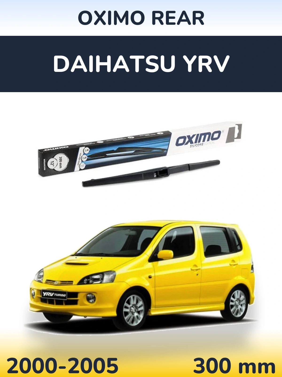 Torkarblad Oximo Rear för Daihatsu YRV