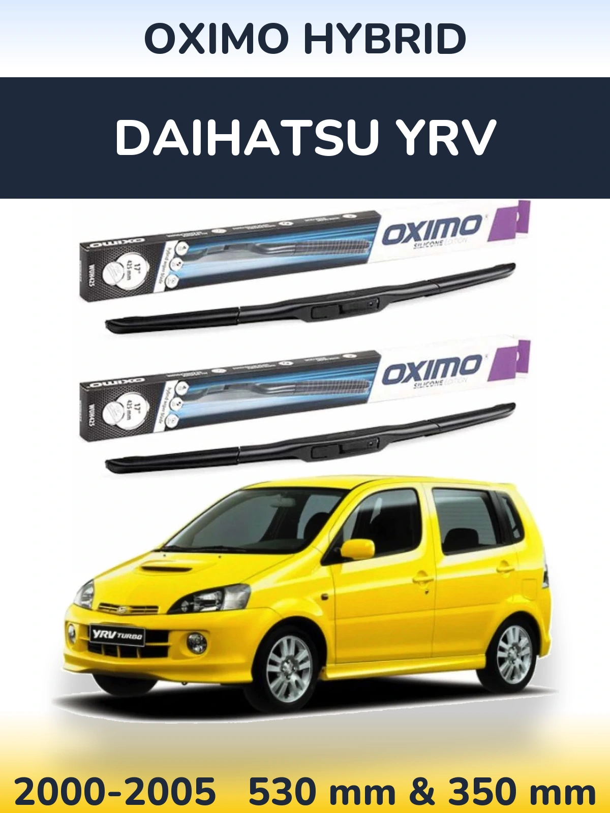 Torkarblad Oximo Hybrid för Daihatsu YRV