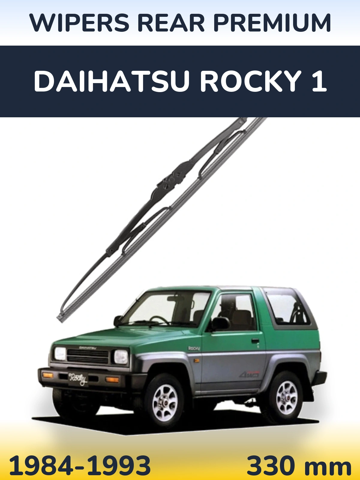 Torkarblad WIPERS REAR PREMIUM för Daihatsu Rocky 1
