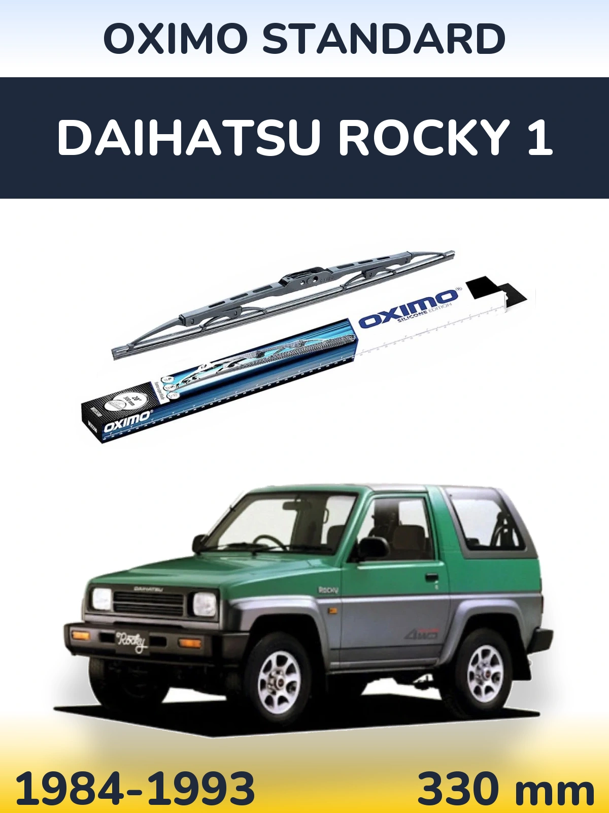 Torkarblad Oximo Standard för Daihatsu Rocky 1