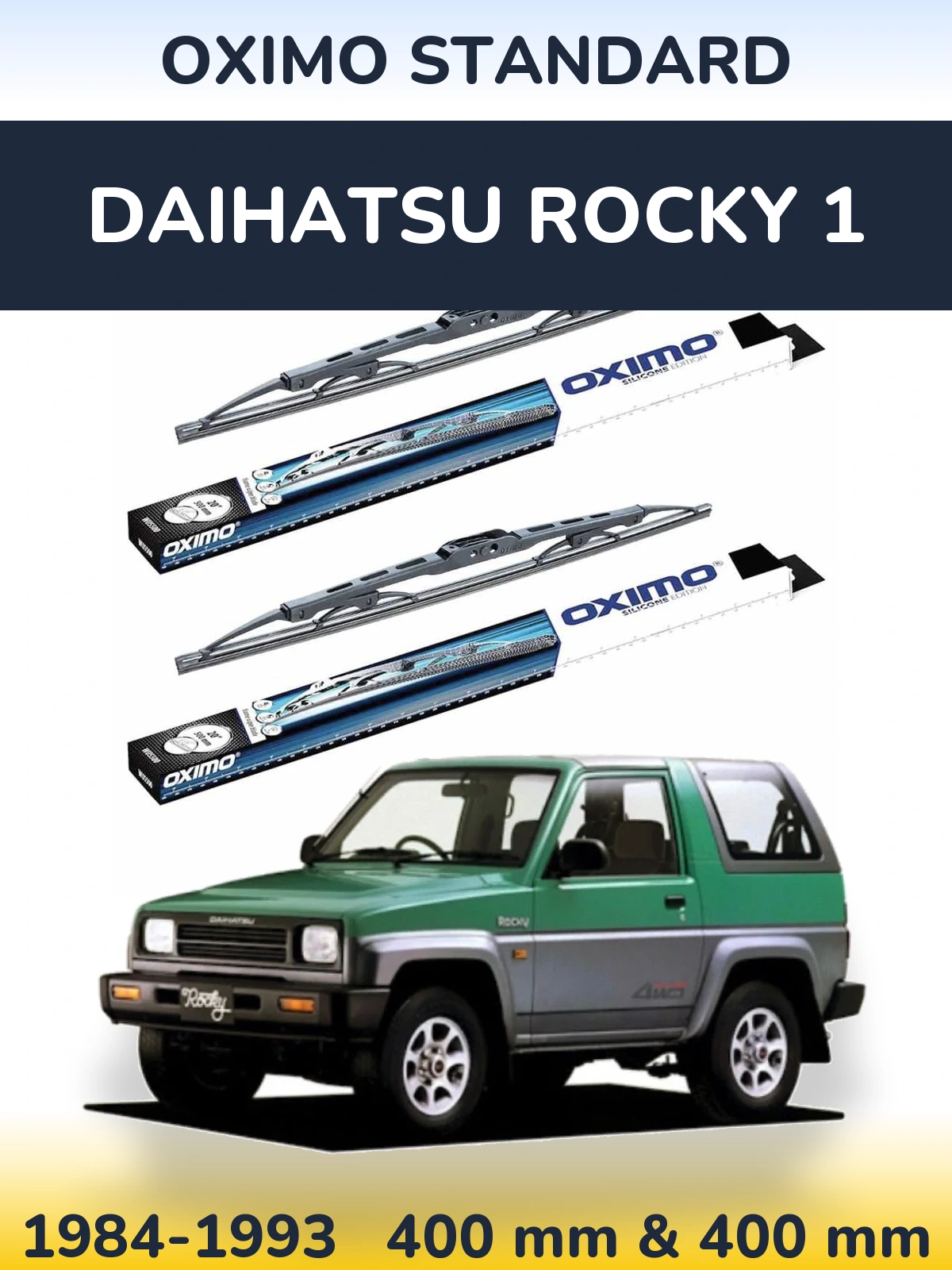 Torkarblad Oximo Standard för Daihatsu Rocky 1