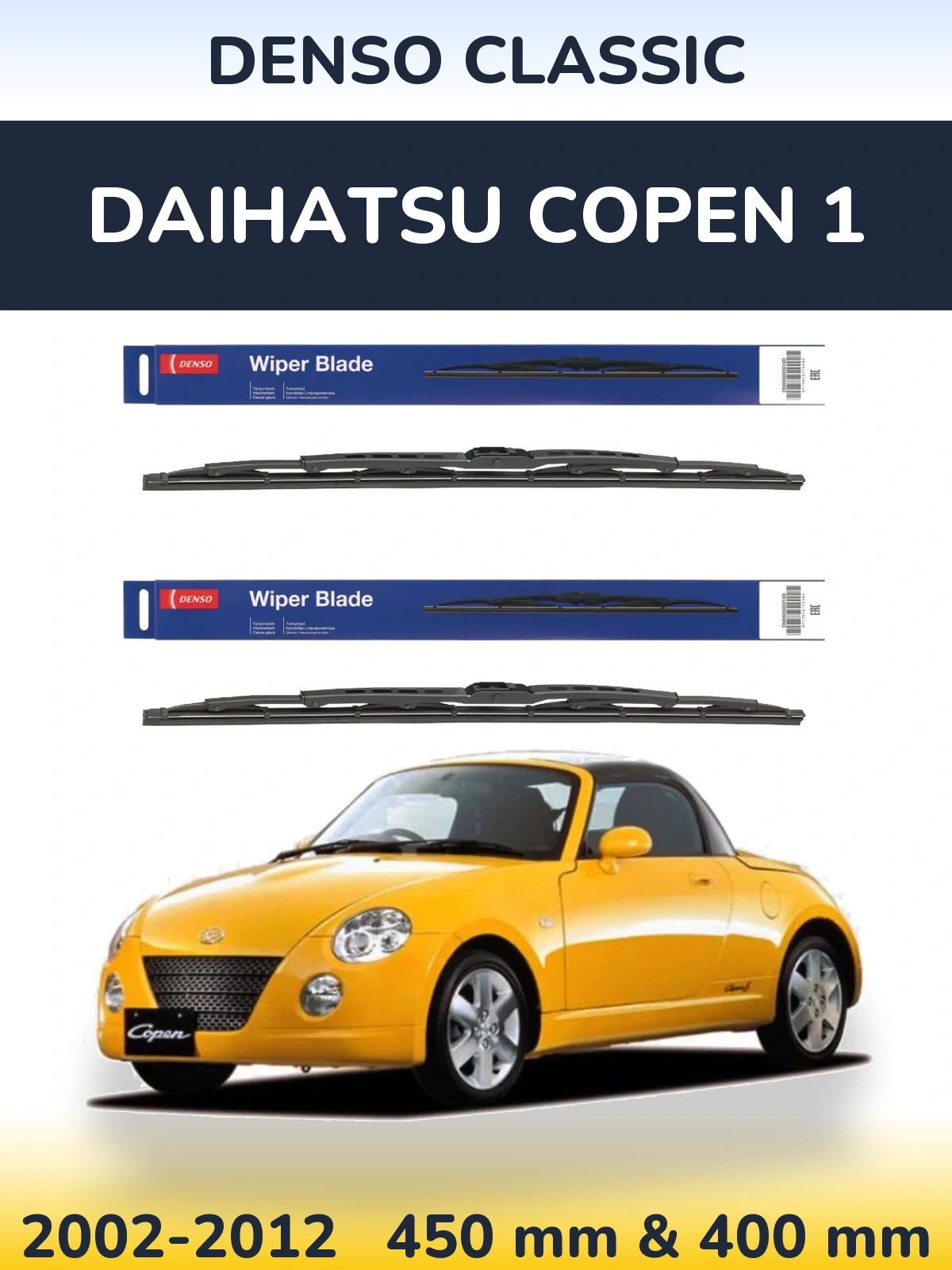 Torkarblad Denso Classic för Daihatsu Copen 1