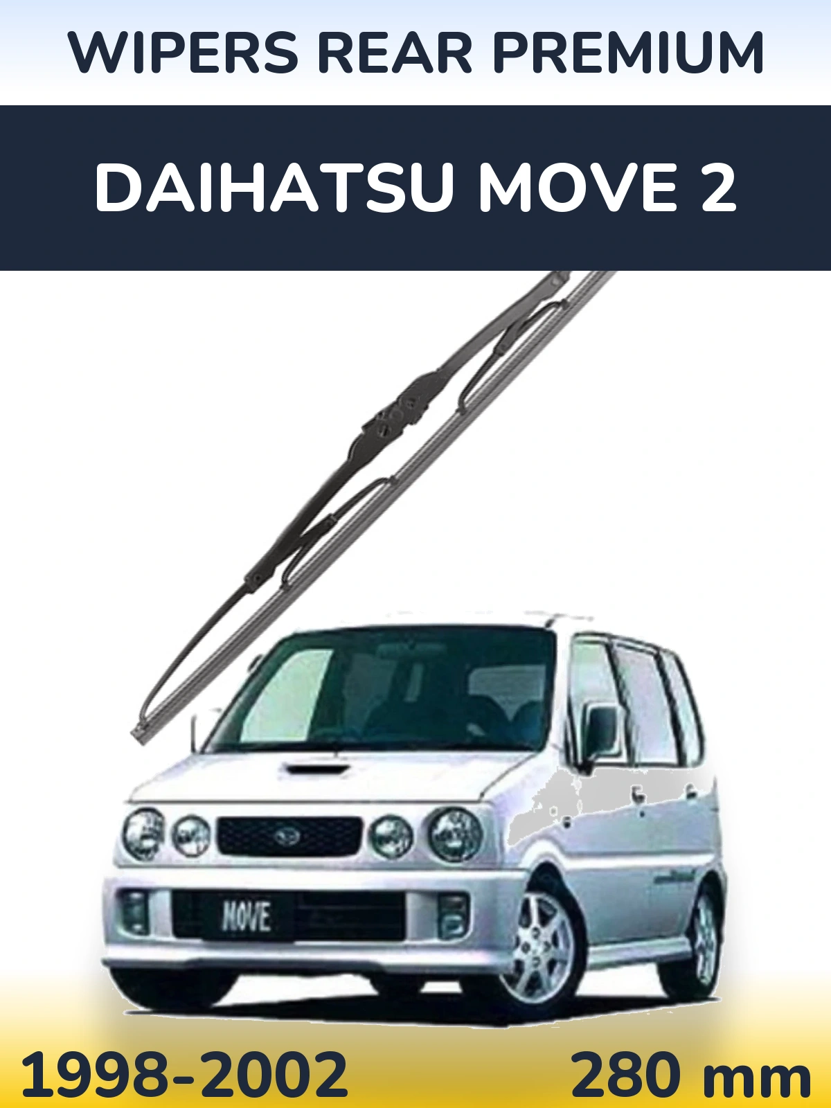 Torkarblad WIPERS REAR PREMIUM för Daihatsu Move 2