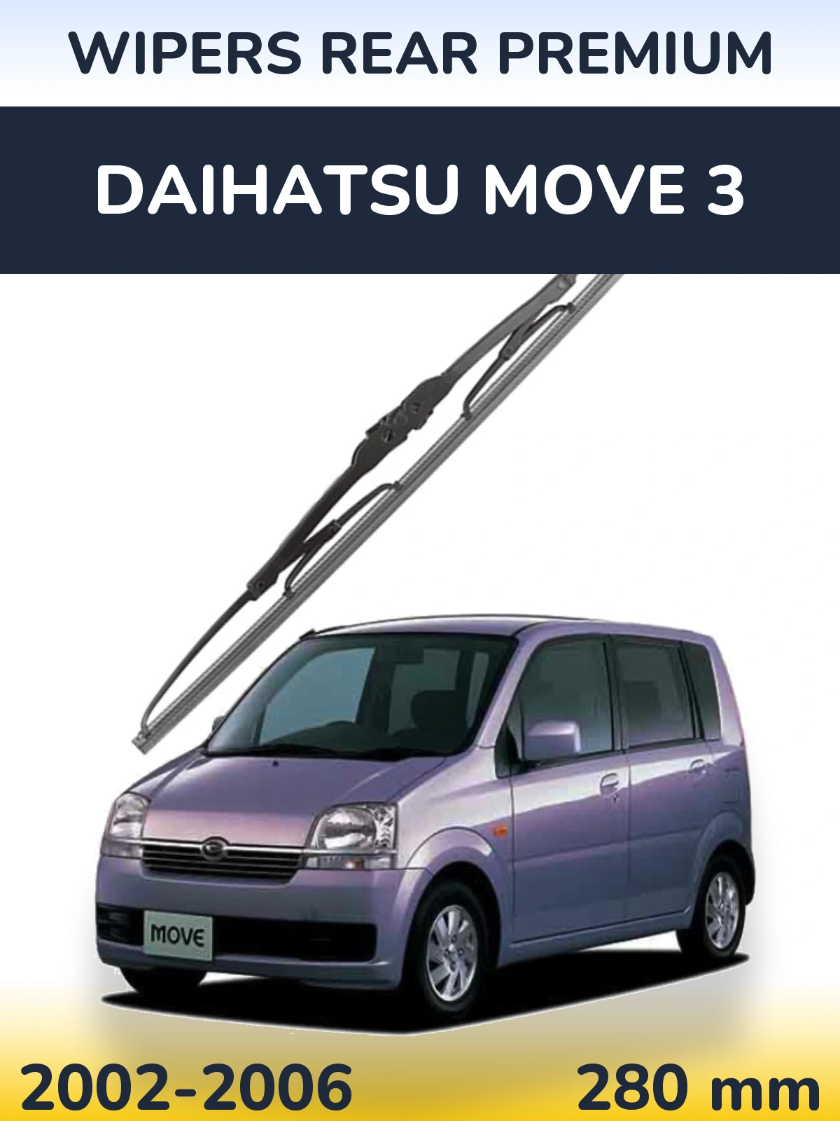 Torkarblad WIPERS REAR PREMIUM för Daihatsu Move 3