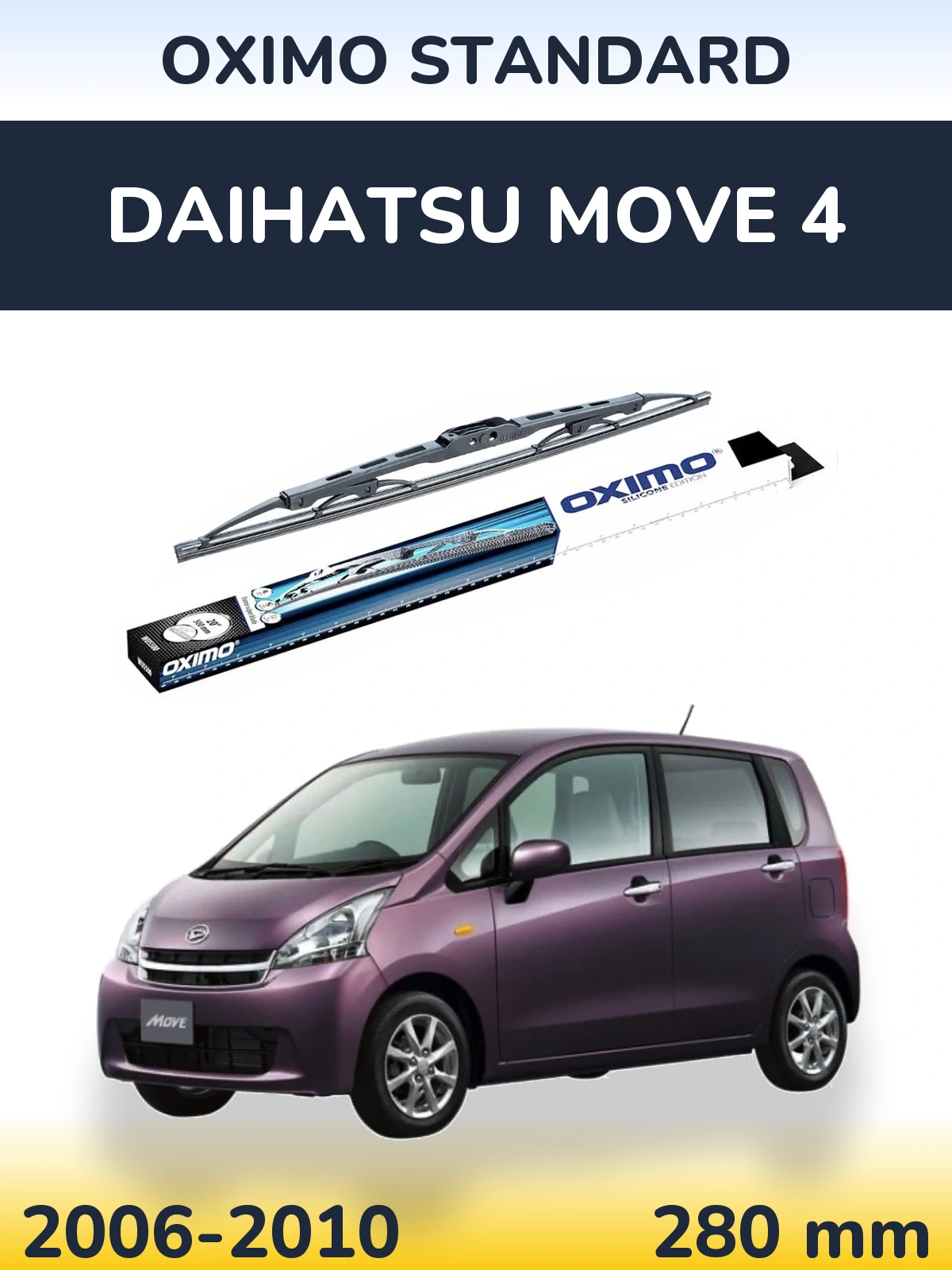 Torkarblad Oximo Standard för Daihatsu Move 4