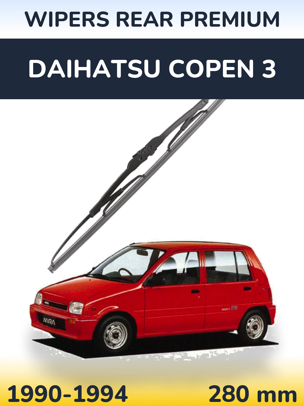 Torkarblad WIPERS REAR PREMIUM för Daihatsu Copen 3