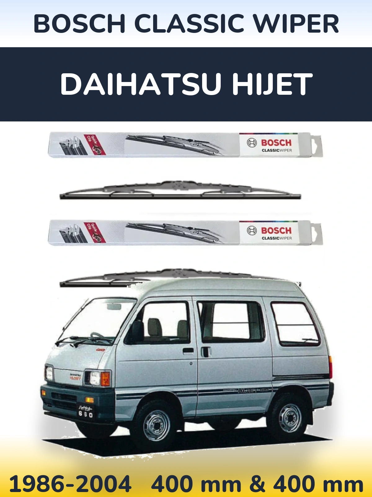 Torkarblad BOSCH Classic Wiper för Daihatsu HiJet