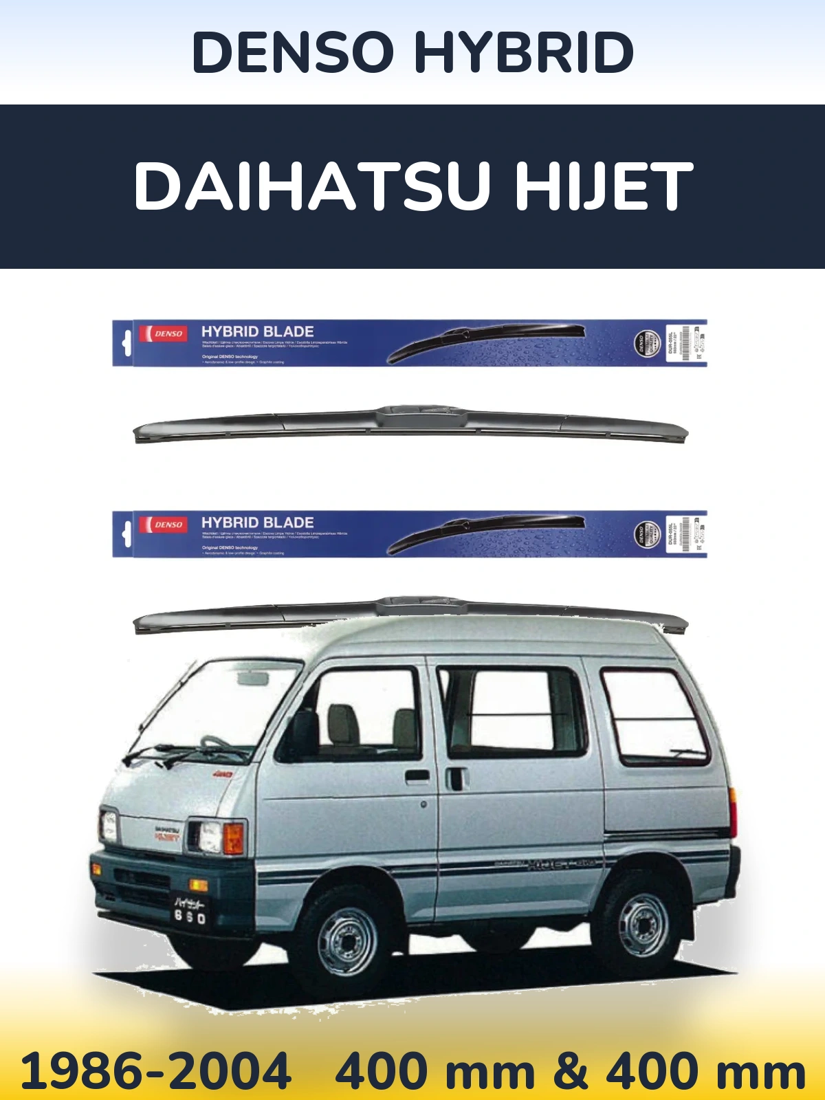 Torkarblad Denso Hybrid för Daihatsu HiJet