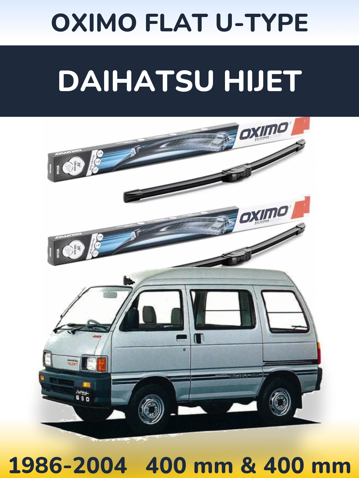 Torkarblad Oximo Flat U-type för Daihatsu HiJet