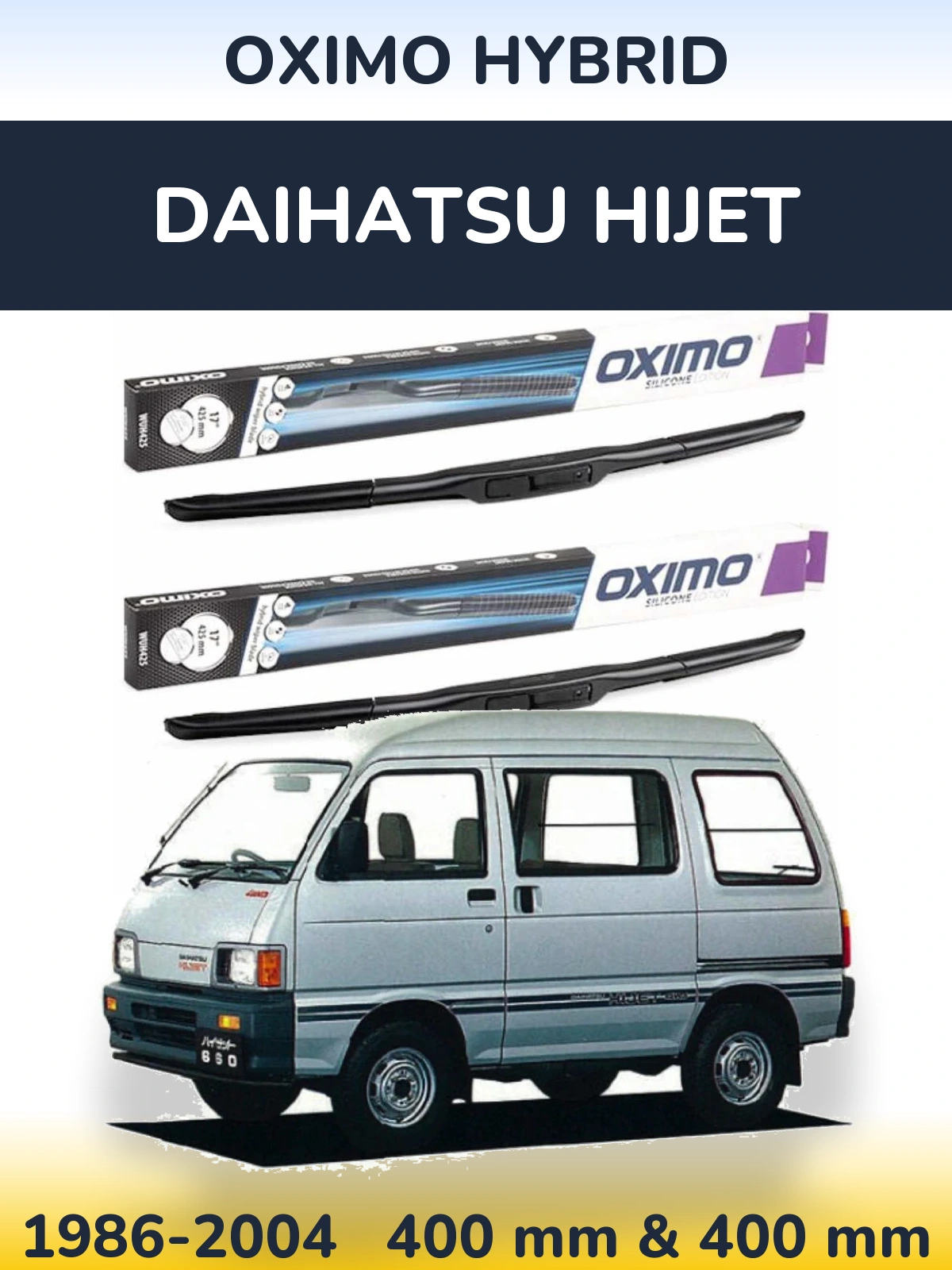 Torkarblad Oximo Hybrid för Daihatsu HiJet