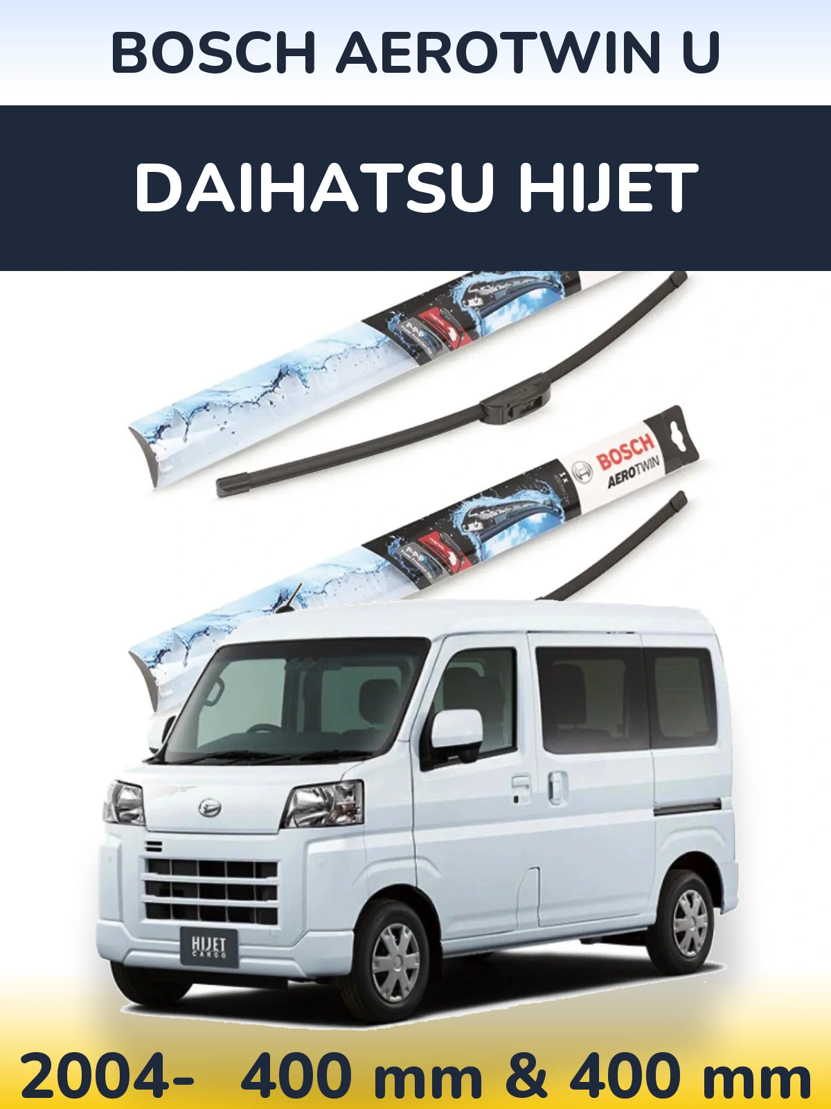 Torkarblad BOSCH AeroTwin U för Daihatsu HiJet