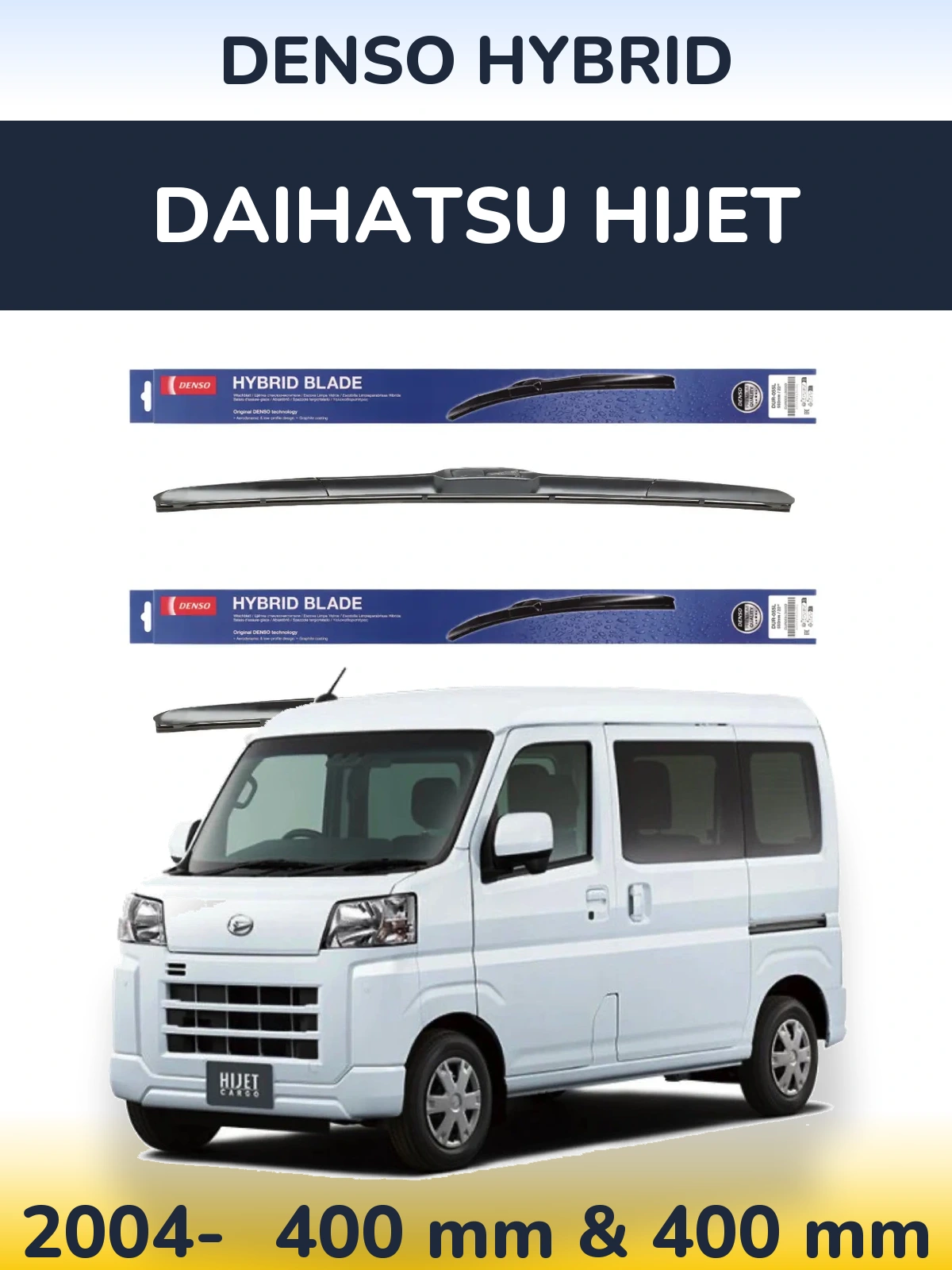 Torkarblad Denso Hybrid för Daihatsu HiJet