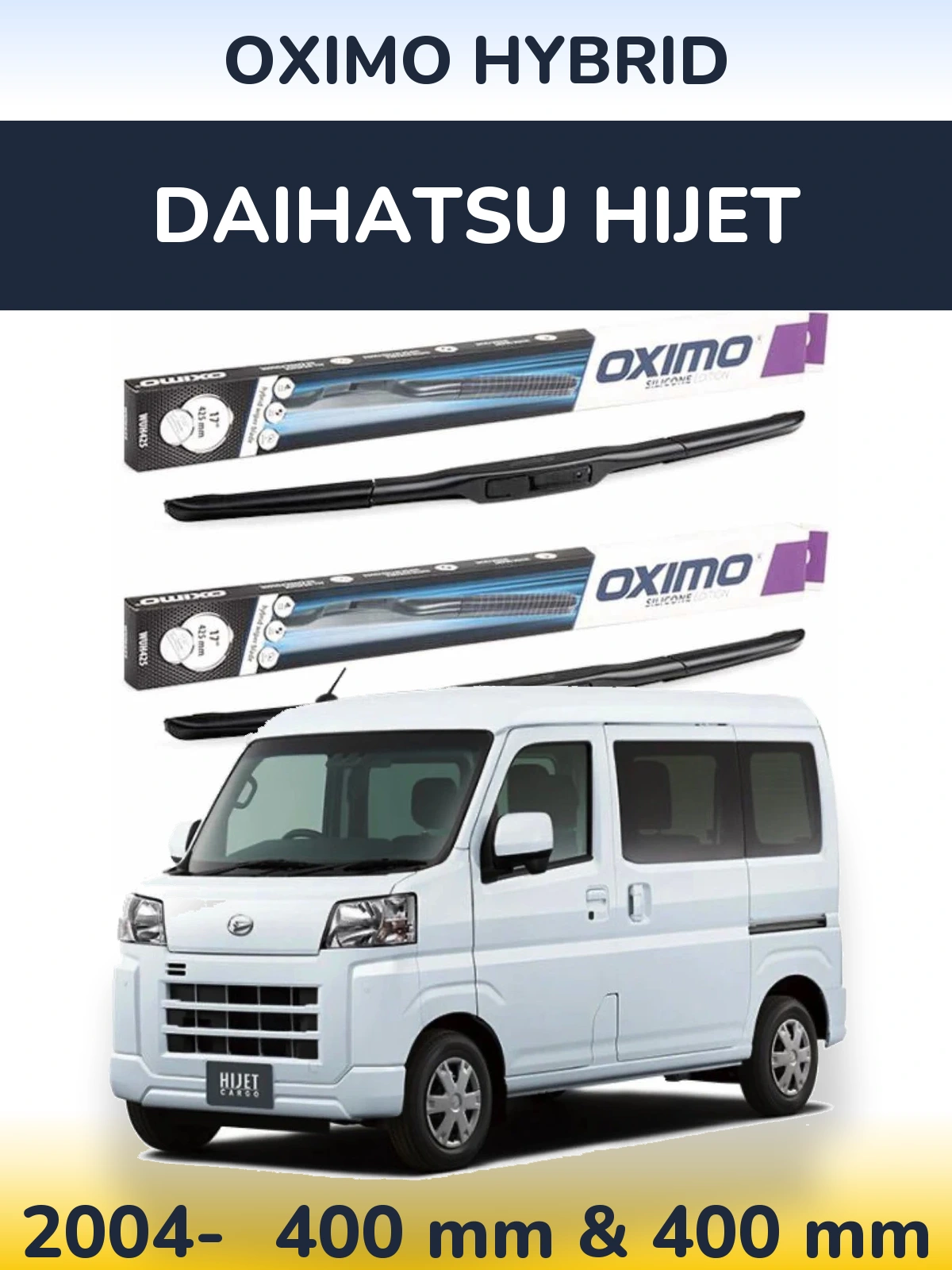 Torkarblad Oximo Hybrid för Daihatsu HiJet