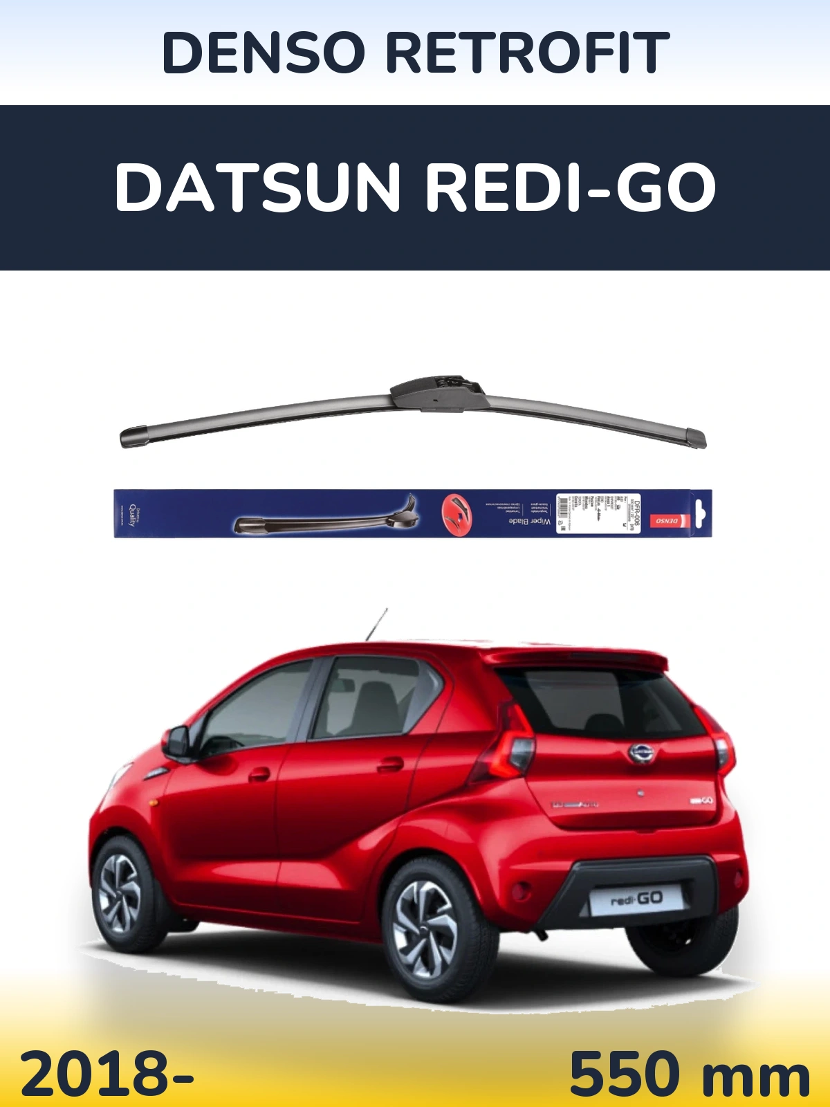 Torkarblad Denso Retrofit för Datsun Redi-Go