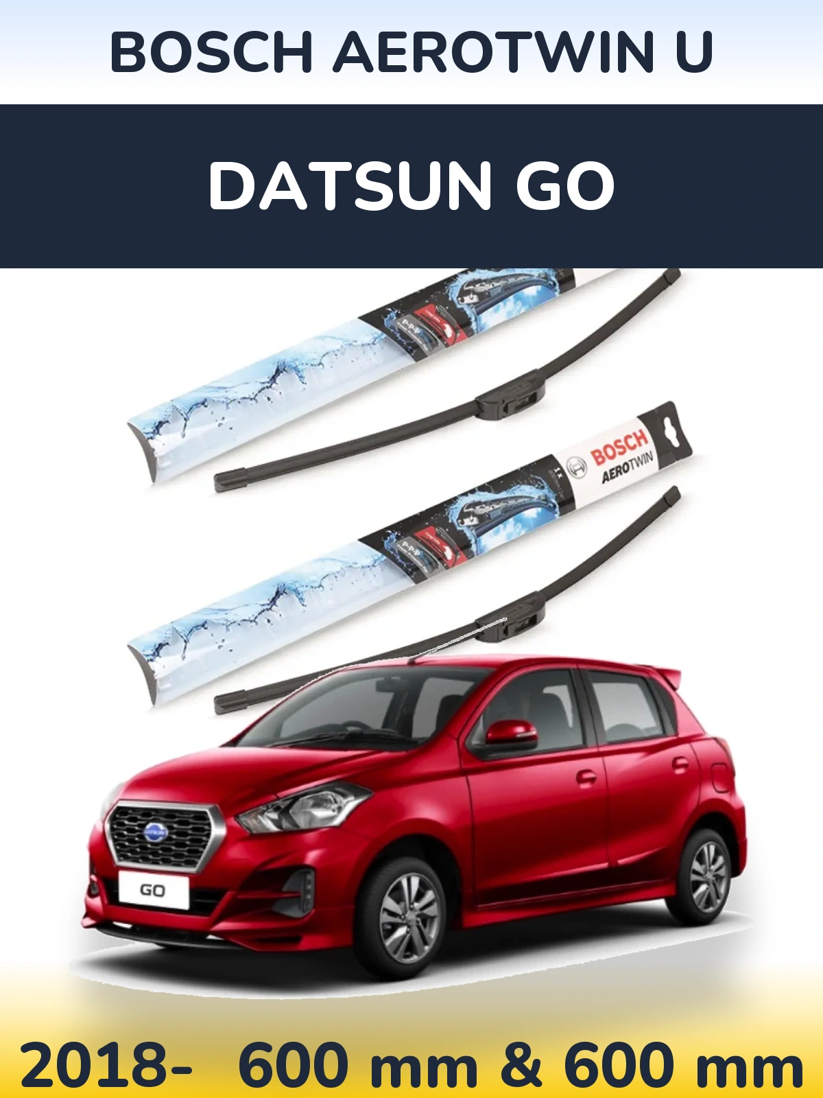 Torkarblad BOSCH AeroTwin U för Datsun Go