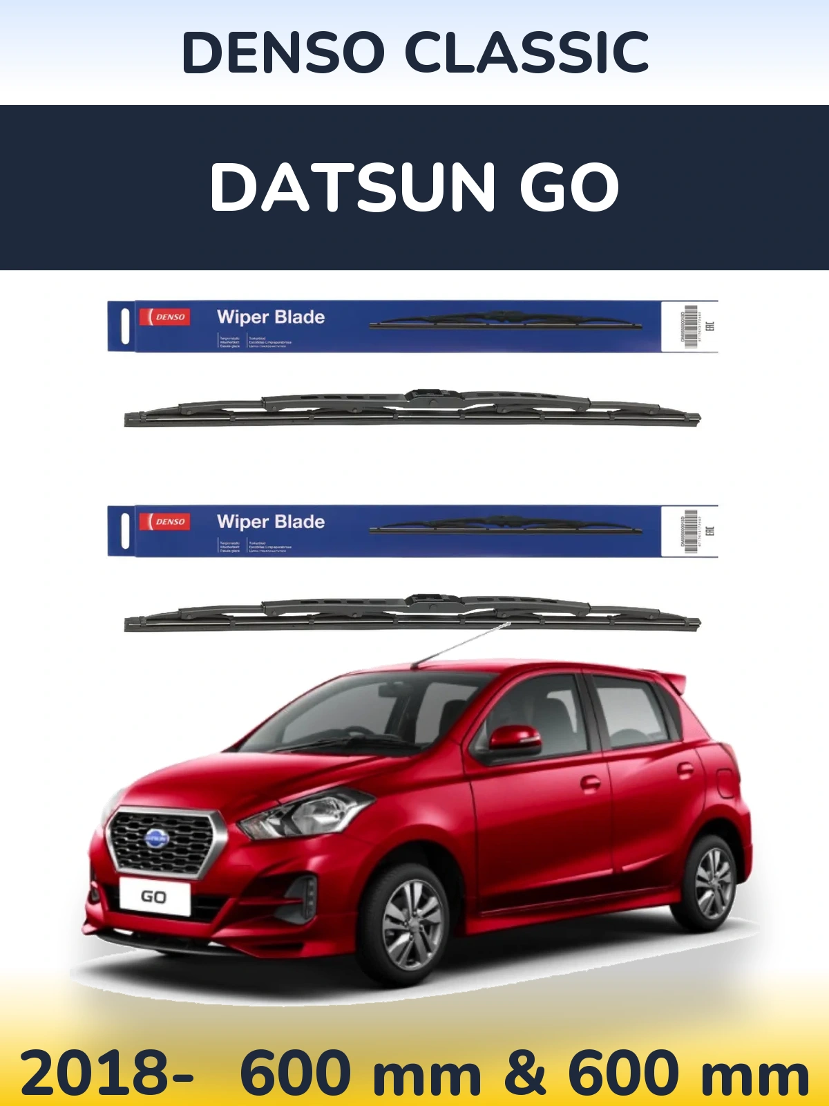 Torkarblad Denso Classic för Datsun Go