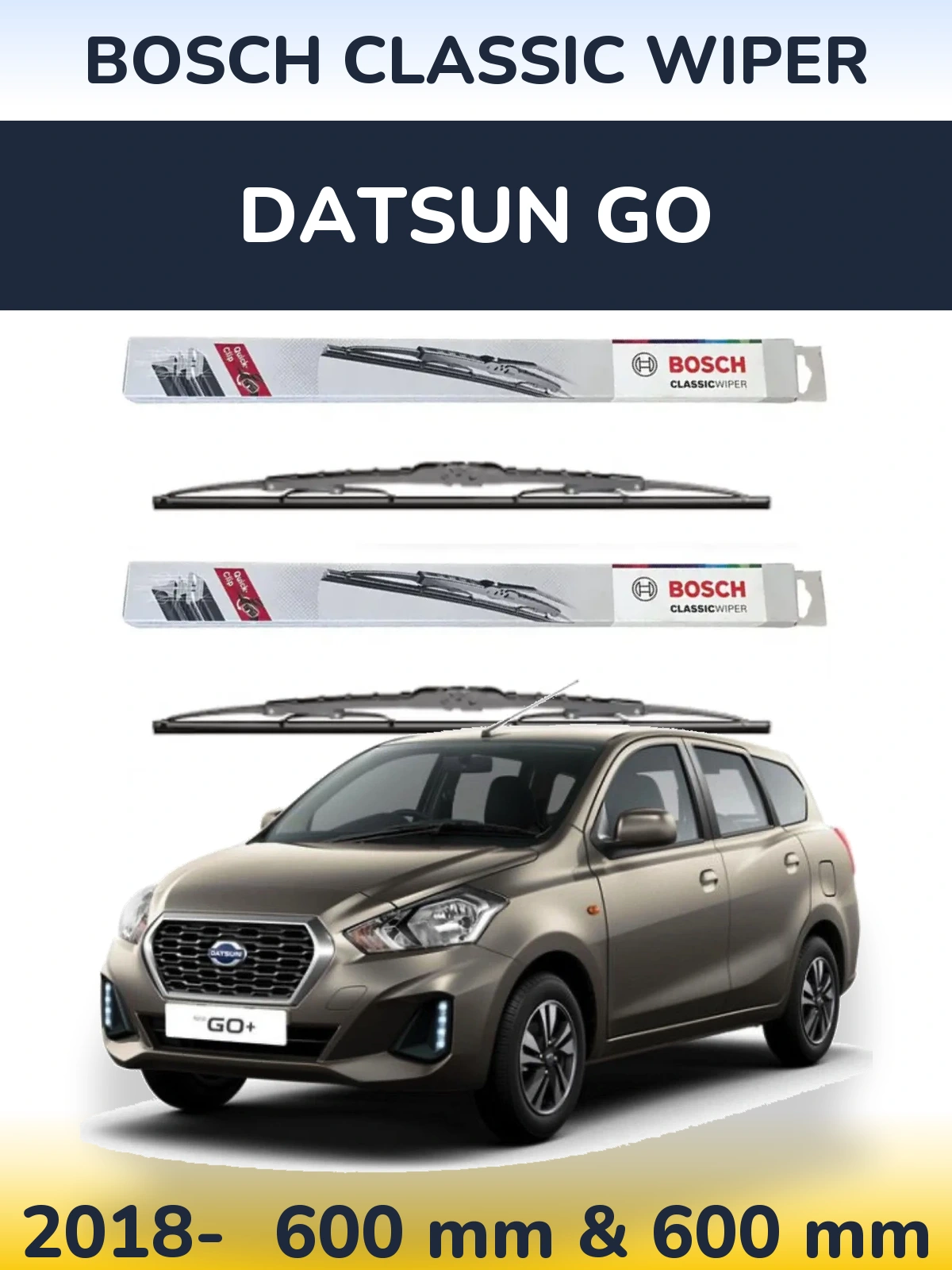 Torkarblad BOSCH Classic Wiper för Datsun Go