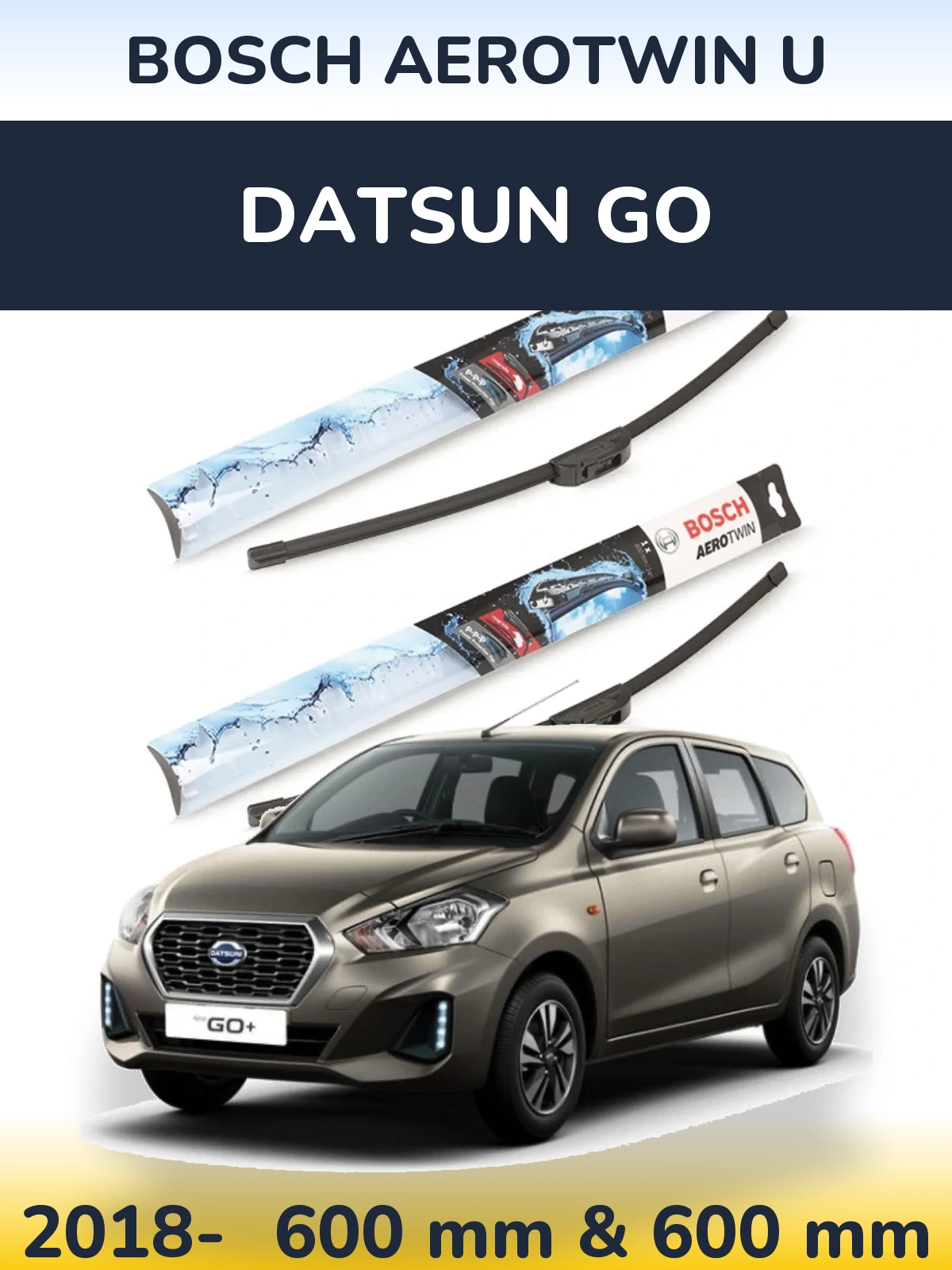 Torkarblad BOSCH AeroTwin U för Datsun Go
