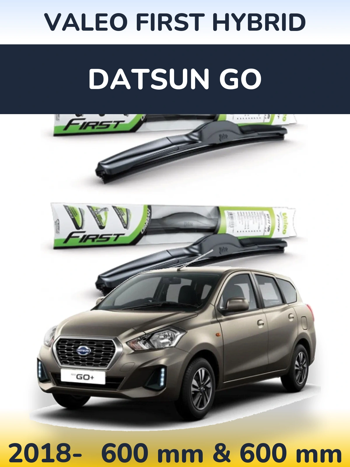 Torkarblad Valeo First Hybrid för Datsun Go