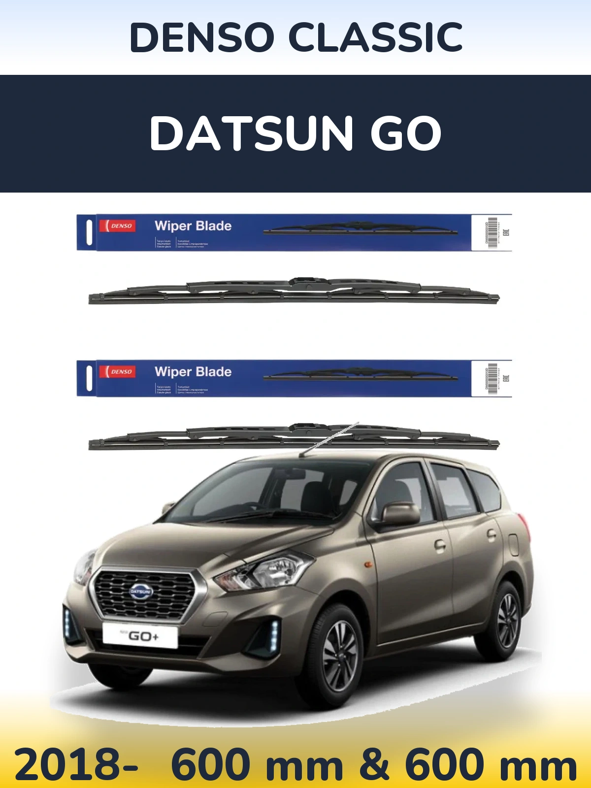 Torkarblad Denso Classic för Datsun Go