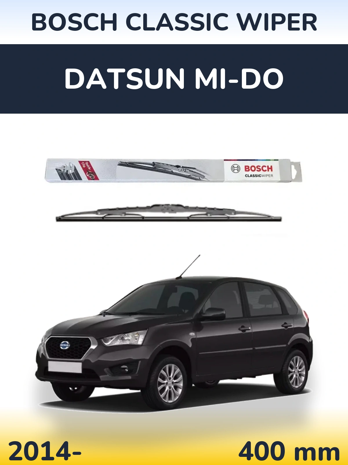 Torkarblad BOSCH Classic Wiper för Datsun mi-DO