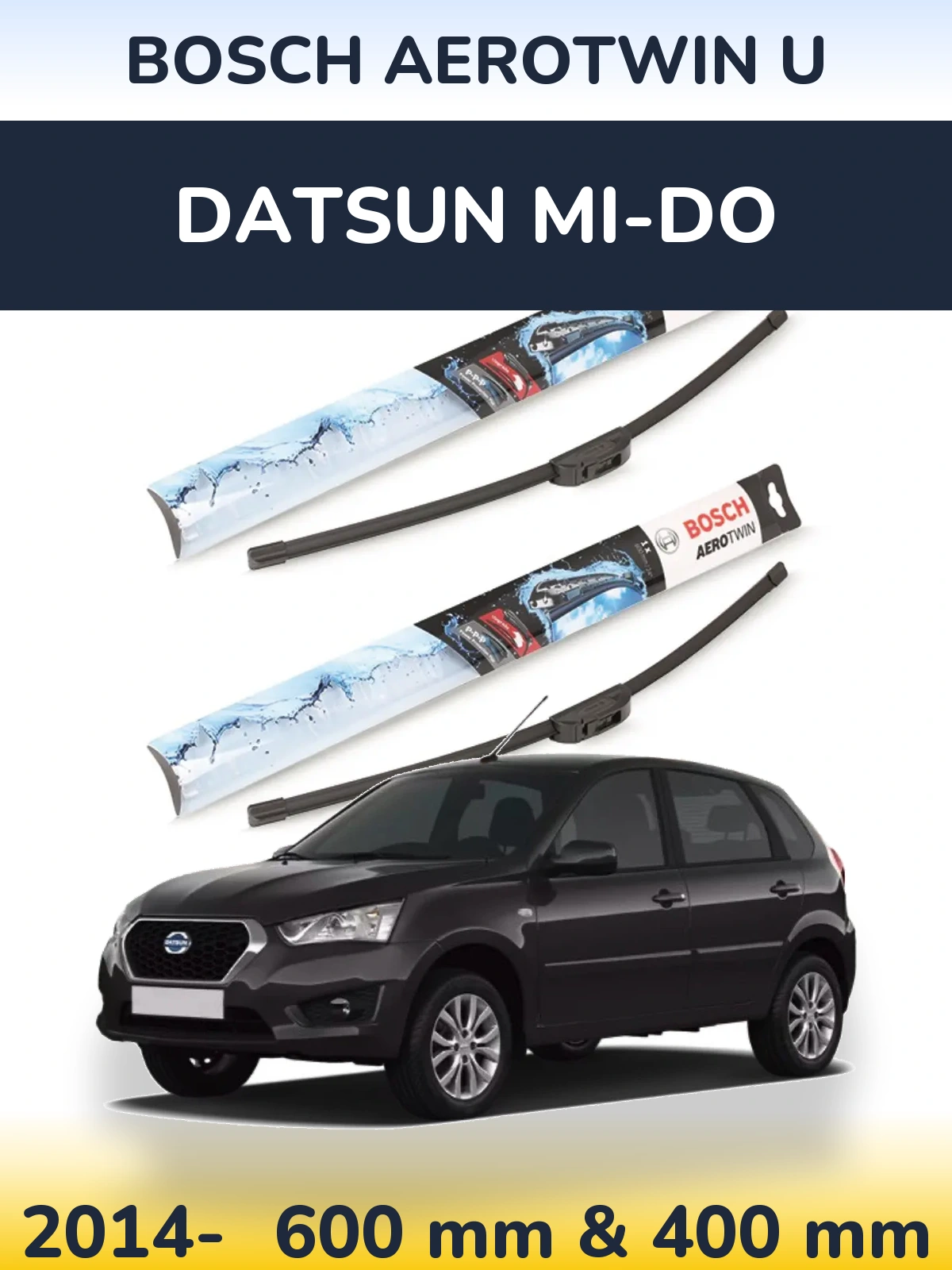 Torkarblad BOSCH AeroTwin U för Datsun mi-DO