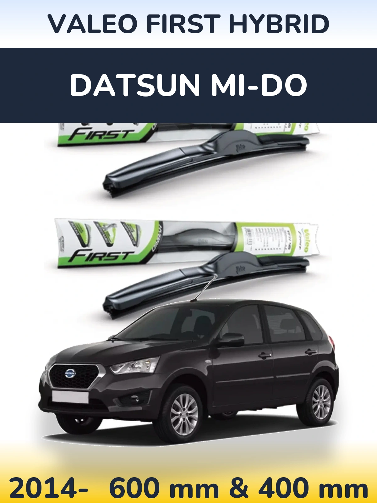 Torkarblad Valeo First Hybrid för Datsun mi-DO