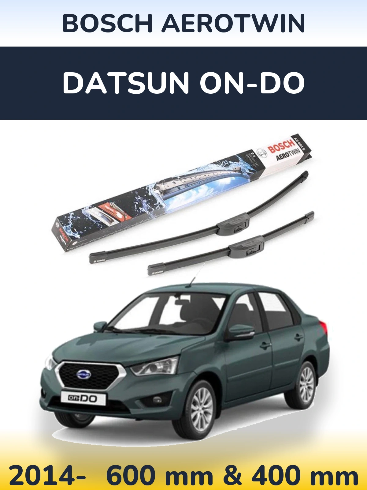 Torkarblad BOSCH AeroTwin för Datsun on-DO