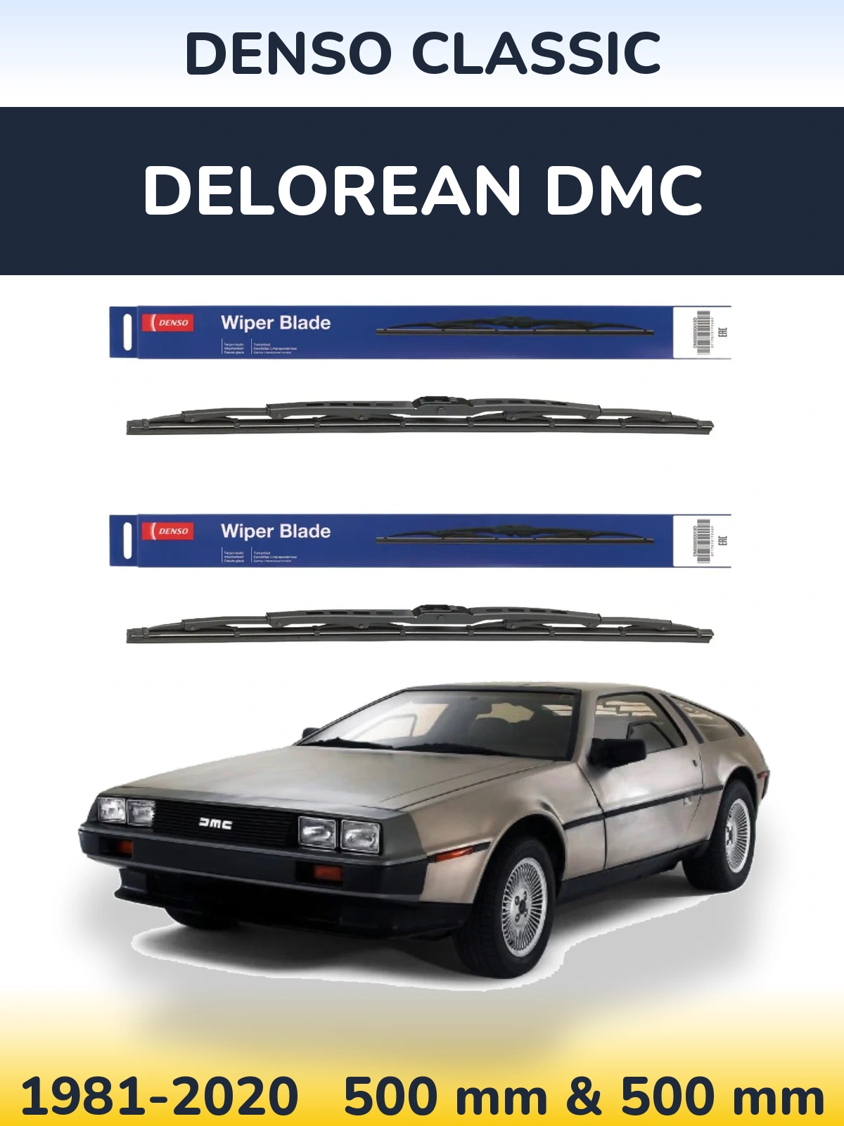 Torkarblad Denso Classic för DeLorean DMC