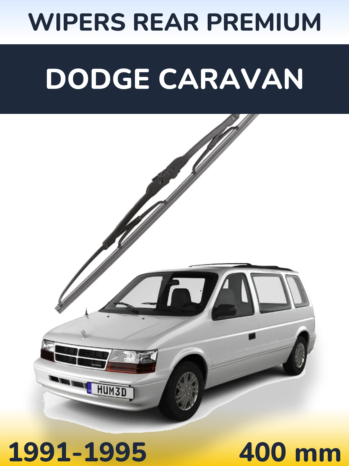 Torkarblad WIPERS REAR PREMIUM för Dodge Caravan