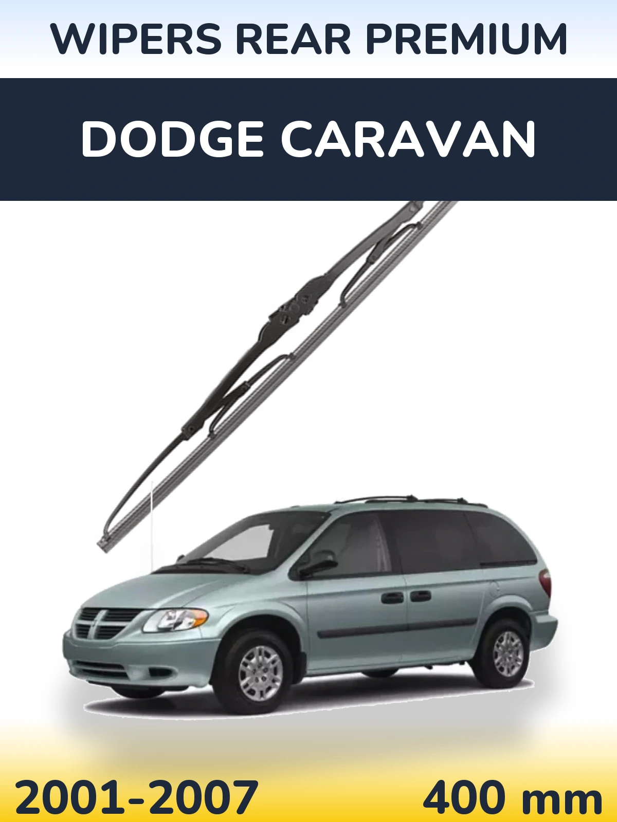 Задний дворник WIPERS REAR PREMIUM 400 мм для Dodge Caravan 2001-2007