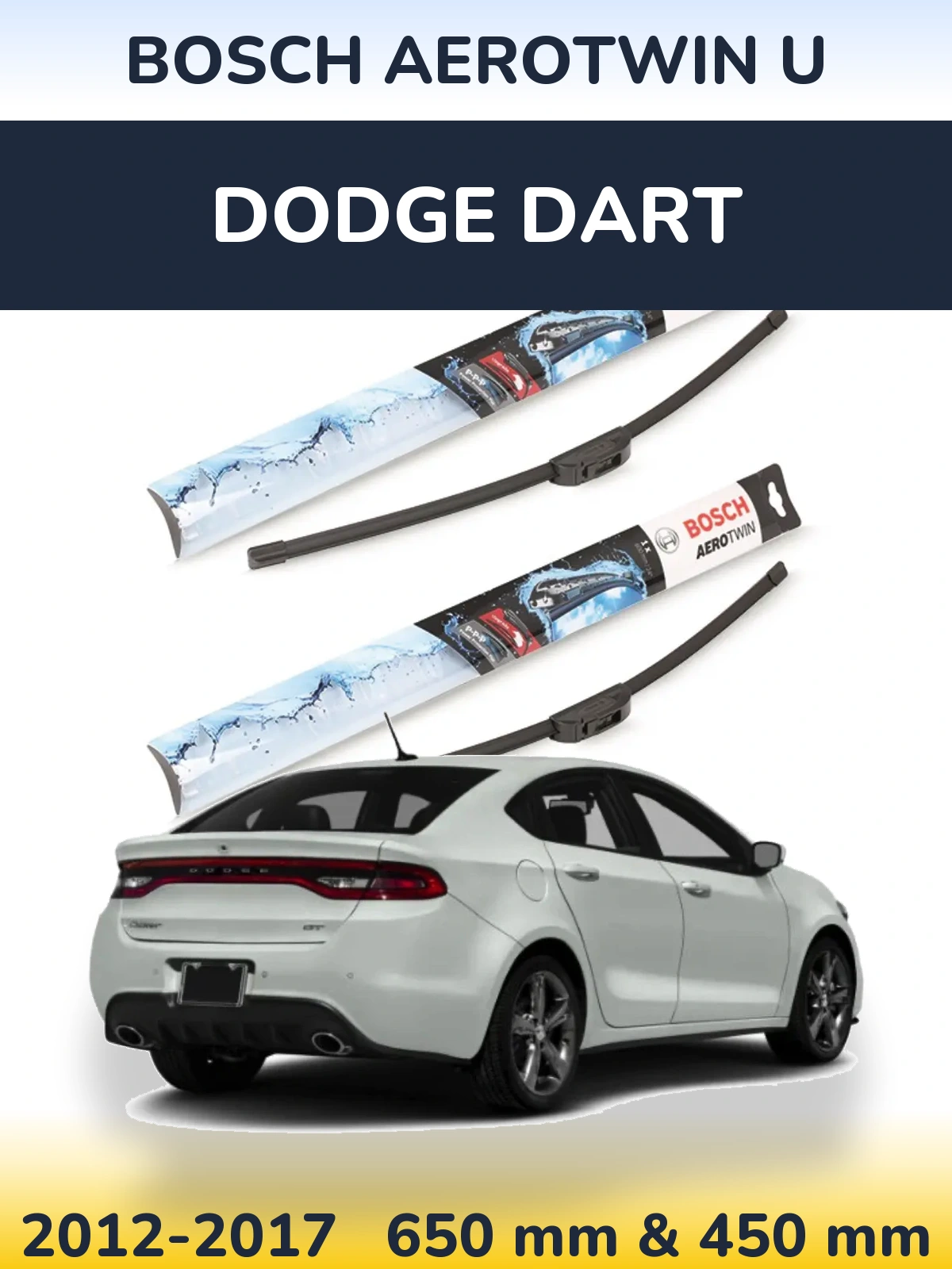 Torkarblad BOSCH AeroTwin U för Dodge Dart