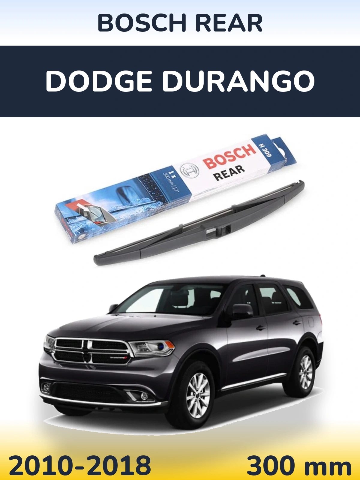 Torkarblad BOSCH Rear för Dodge Durango