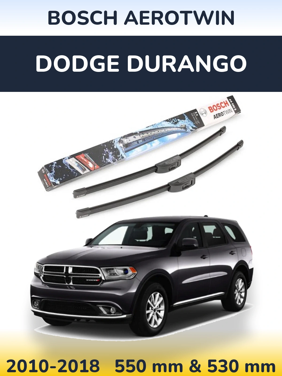 Torkarblad BOSCH AeroTwin för Dodge Durango