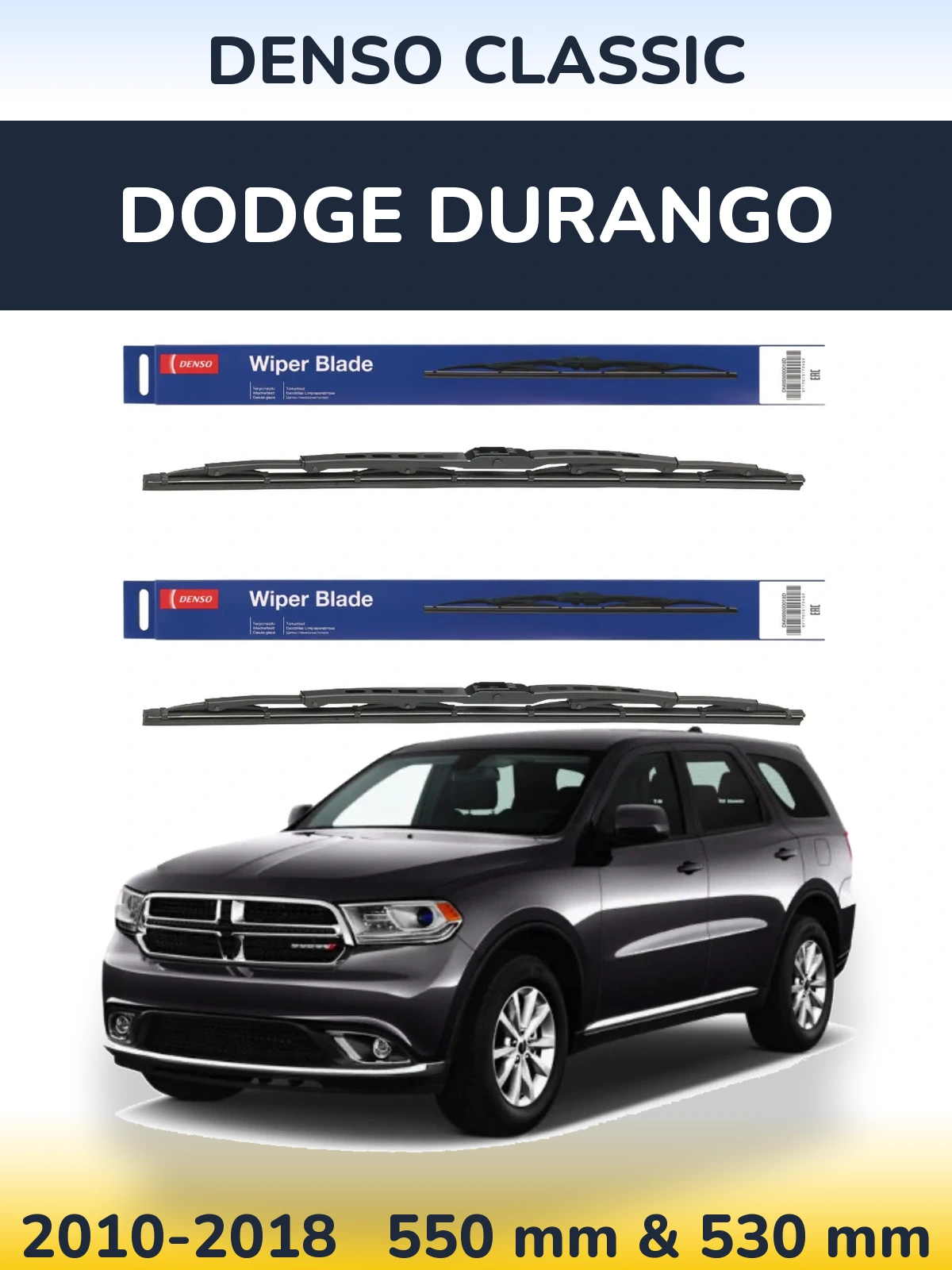 Torkarblad Denso Classic för Dodge Durango