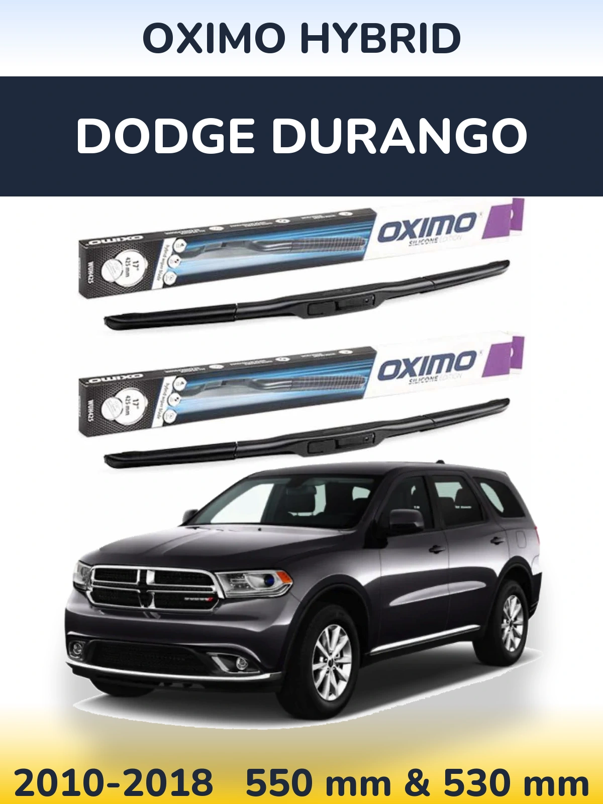 Torkarblad Oximo Hybrid för Dodge Durango