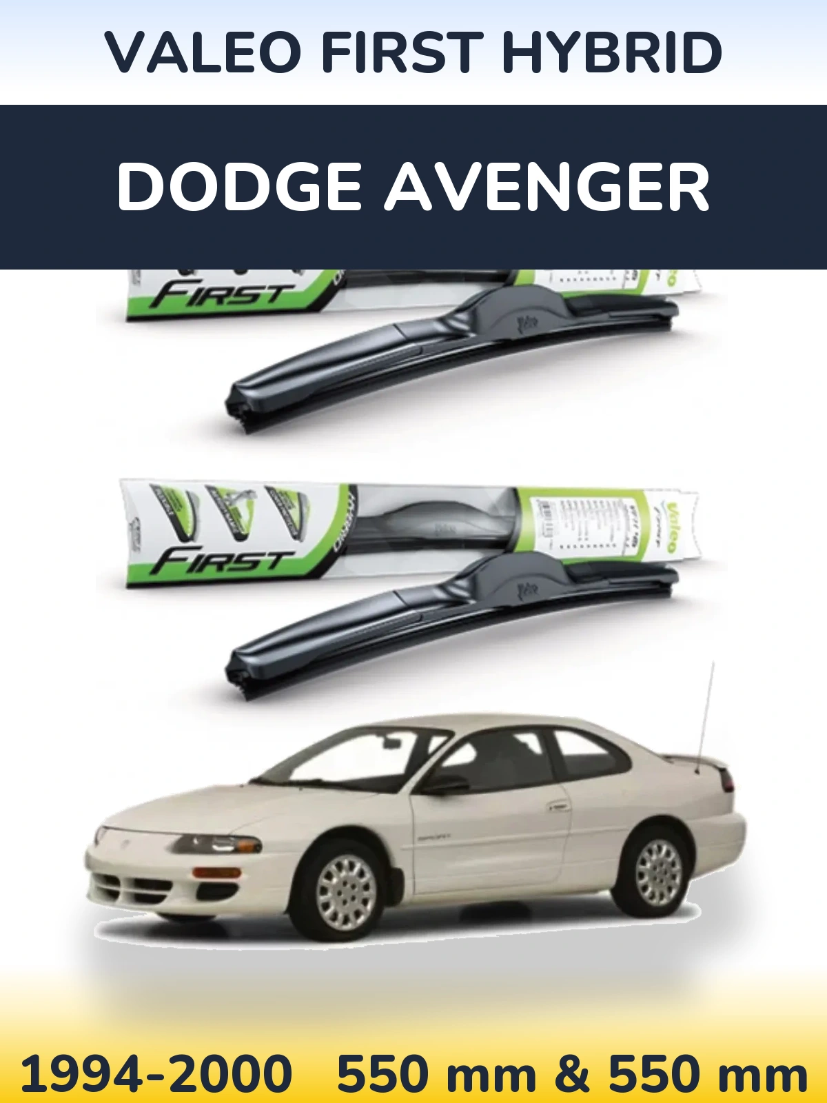 Torkarblad Valeo First Hybrid för Dodge Avenger