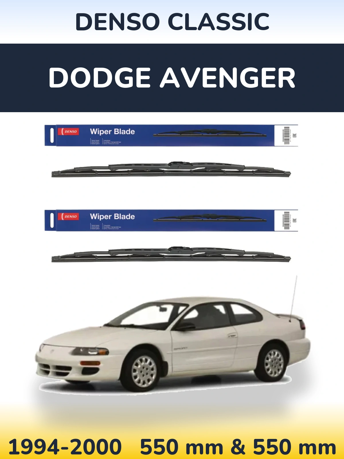 Torkarblad Denso Classic för Dodge Avenger