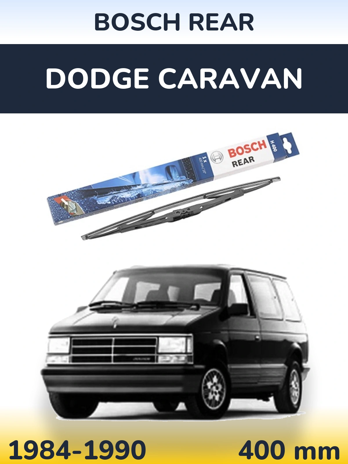 Torkarblad BOSCH Rear för Dodge Caravan