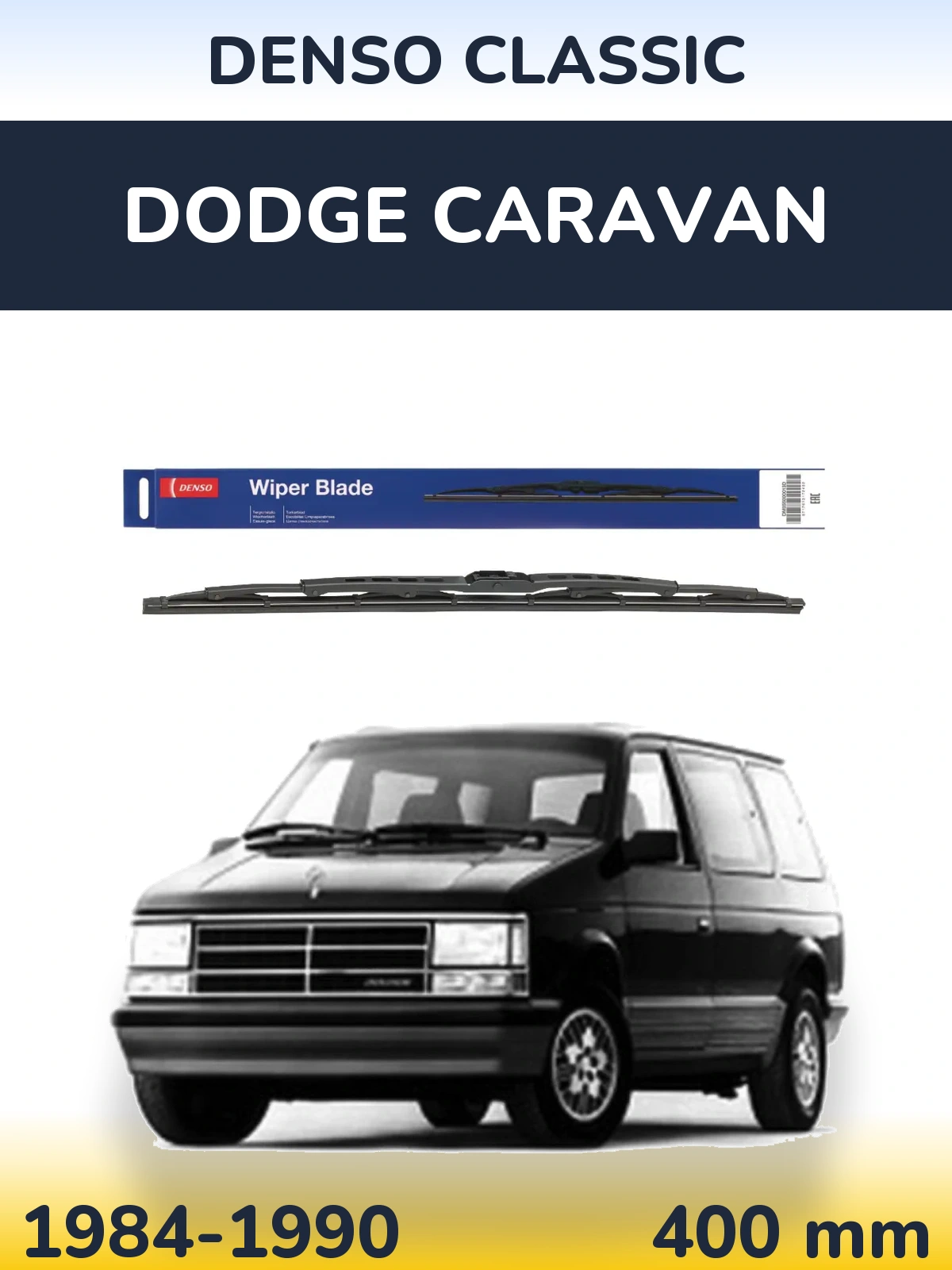 Torkarblad Denso Classic för Dodge Caravan