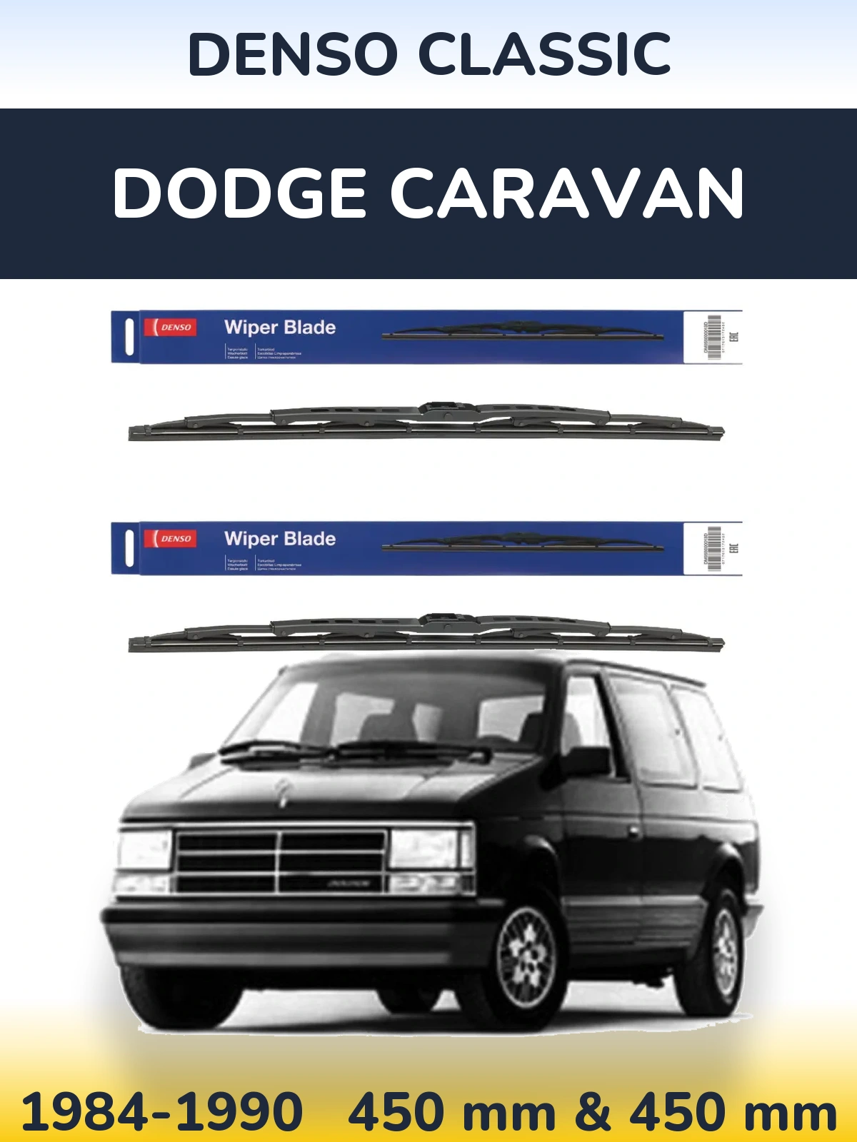 Torkarblad Denso Classic för Dodge Caravan
