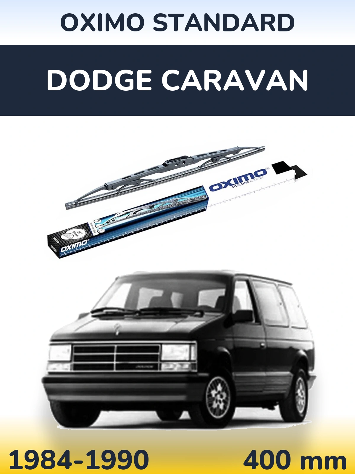 Torkarblad Oximo Standard för Dodge Caravan