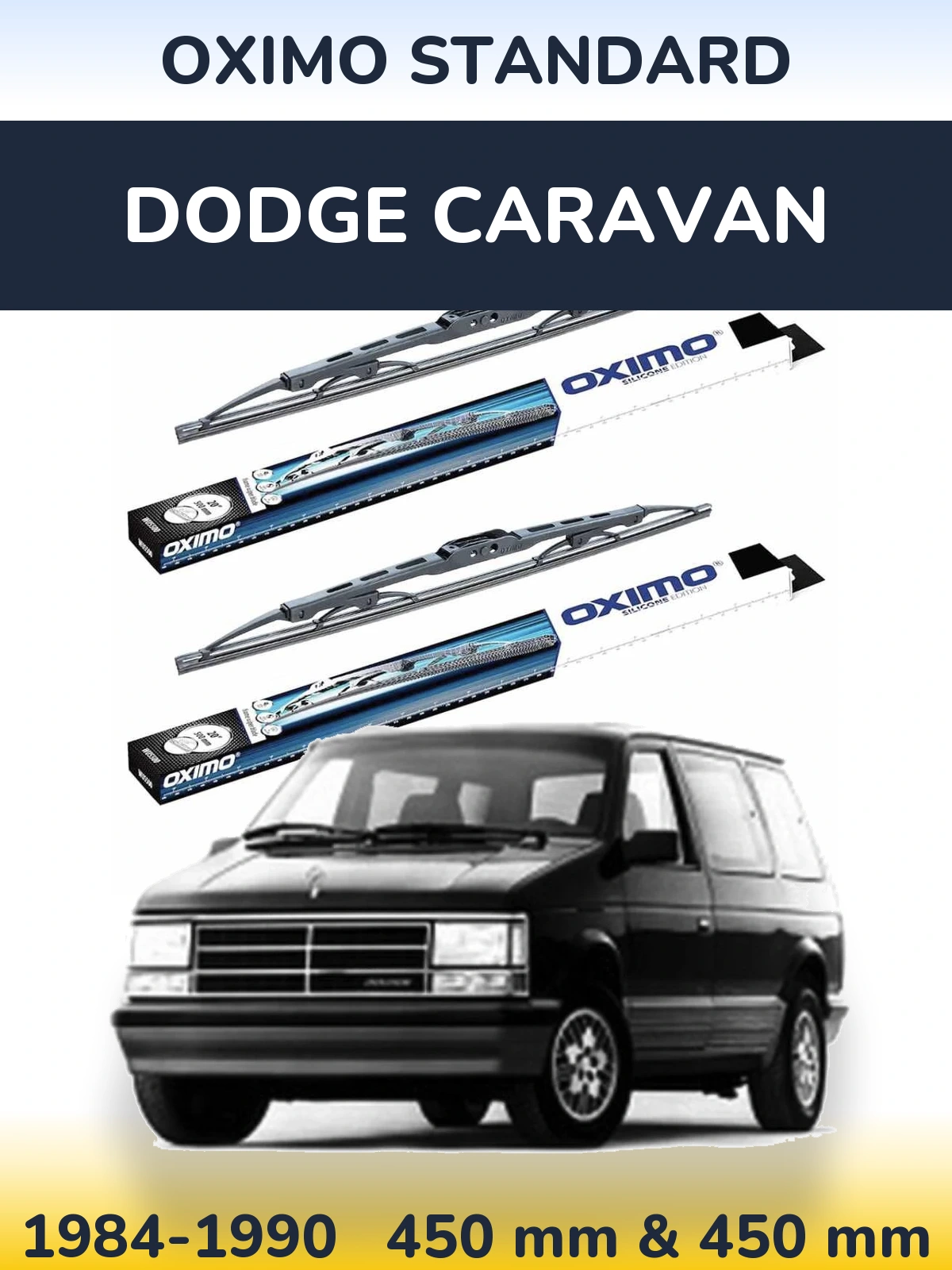 Torkarblad Oximo Standard för Dodge Caravan