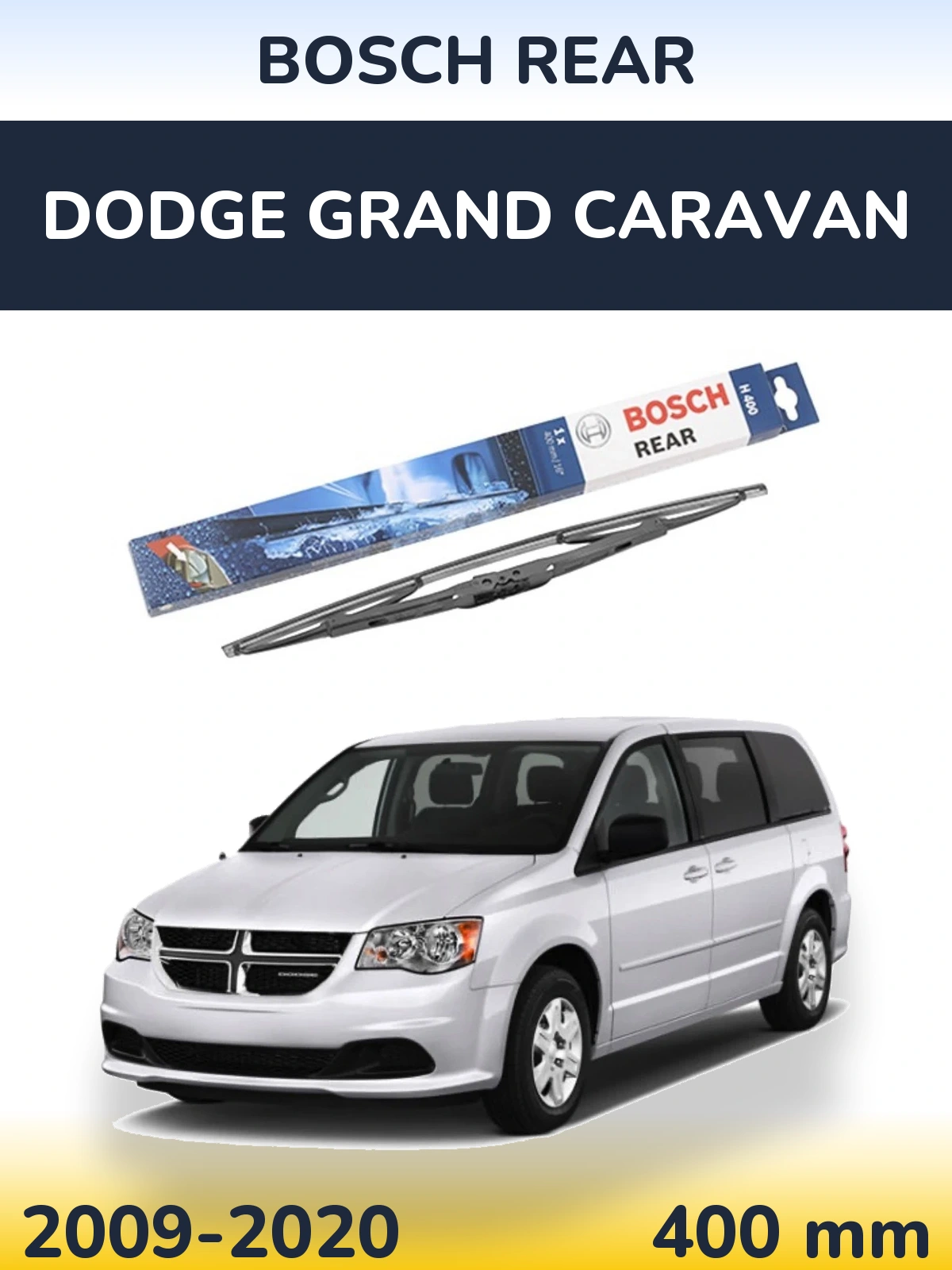 Torkarblad BOSCH Rear för Dodge Grand Caravan
