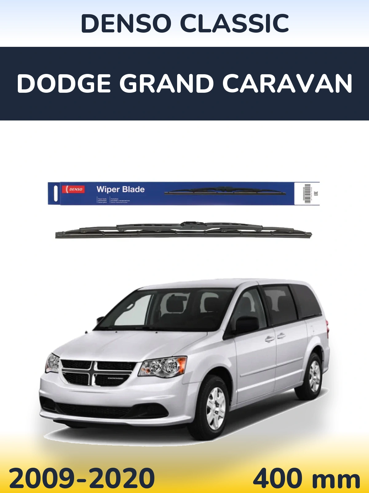 Torkarblad Denso Classic för Dodge Grand Caravan