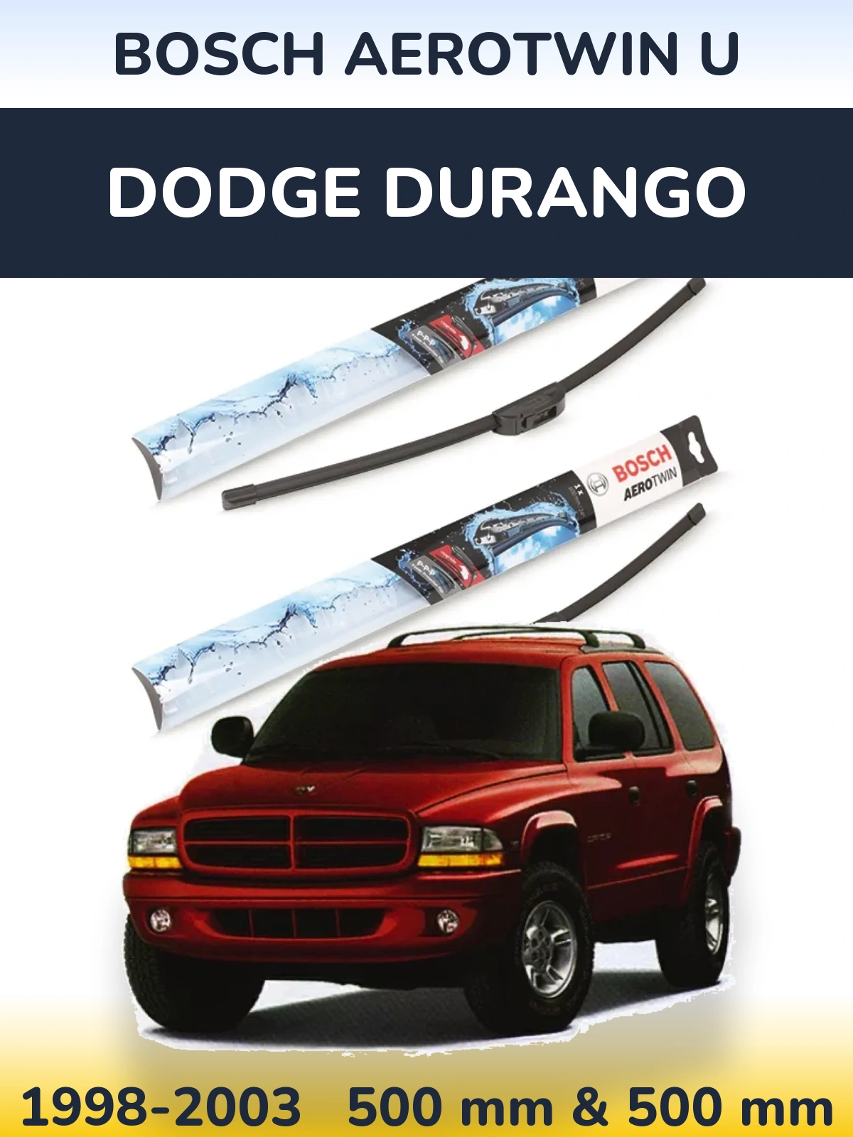 Torkarblad BOSCH AeroTwin U för Dodge Durango