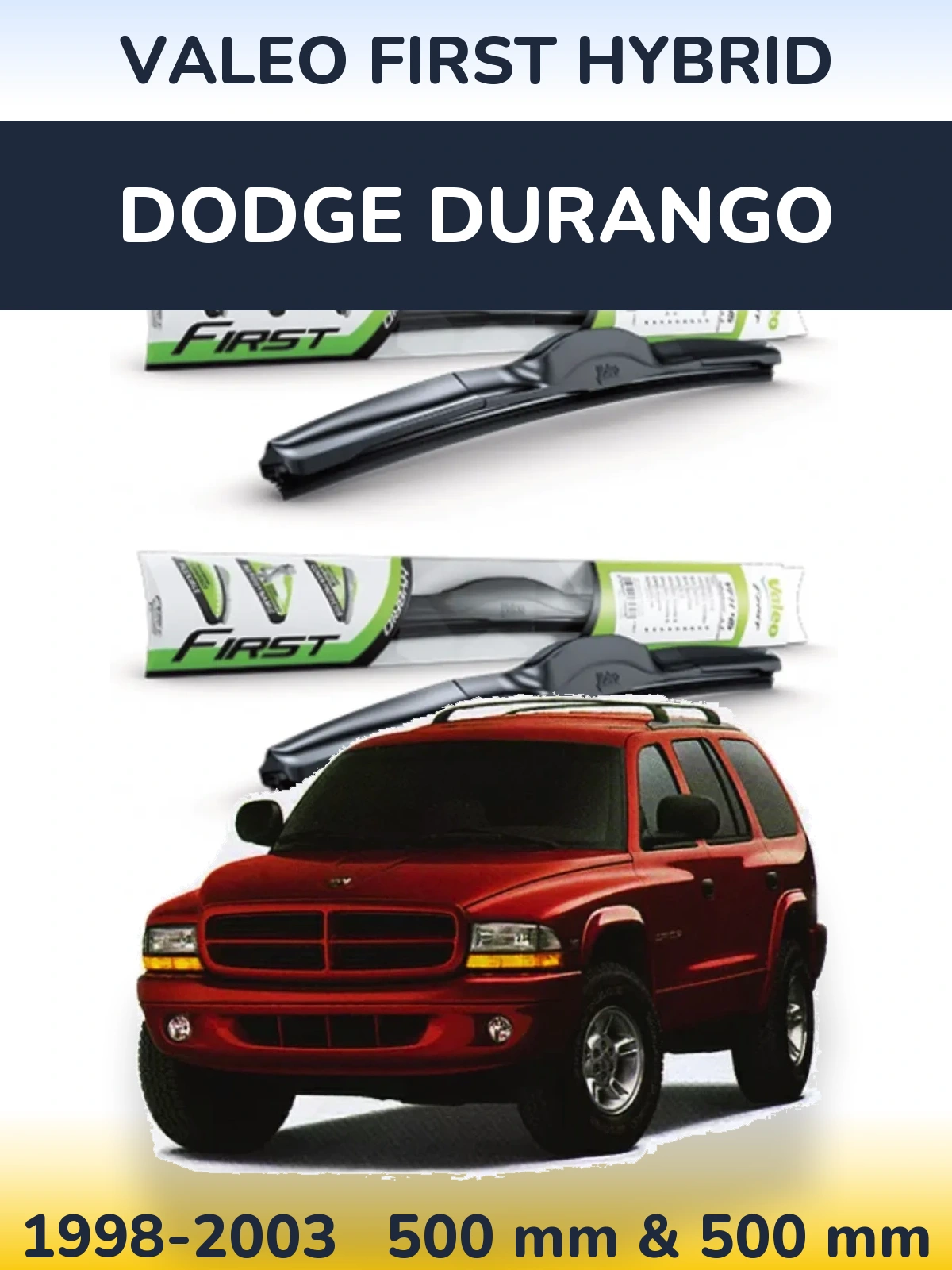 Torkarblad Valeo First Hybrid för Dodge Durango